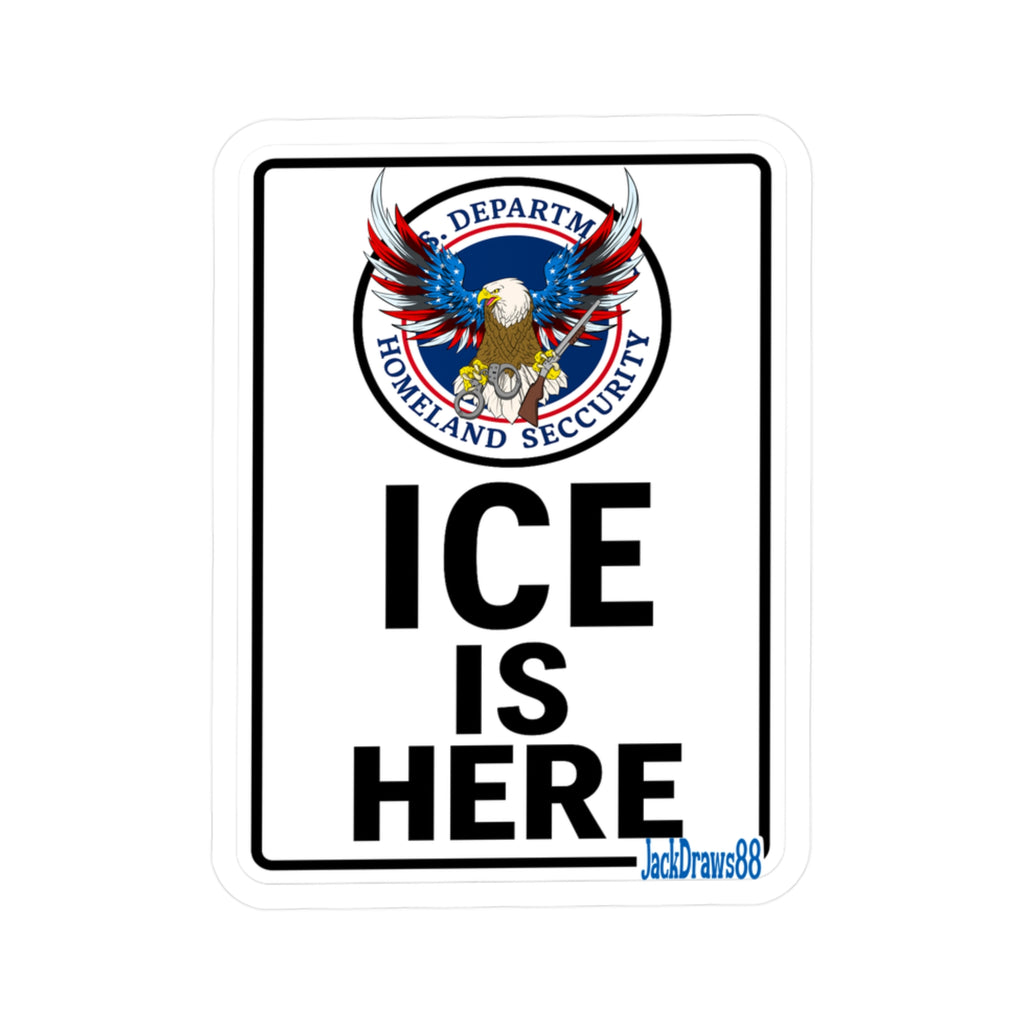 Operation ICE Presence, Kiss-Cut Vinyl Decals for Chaos