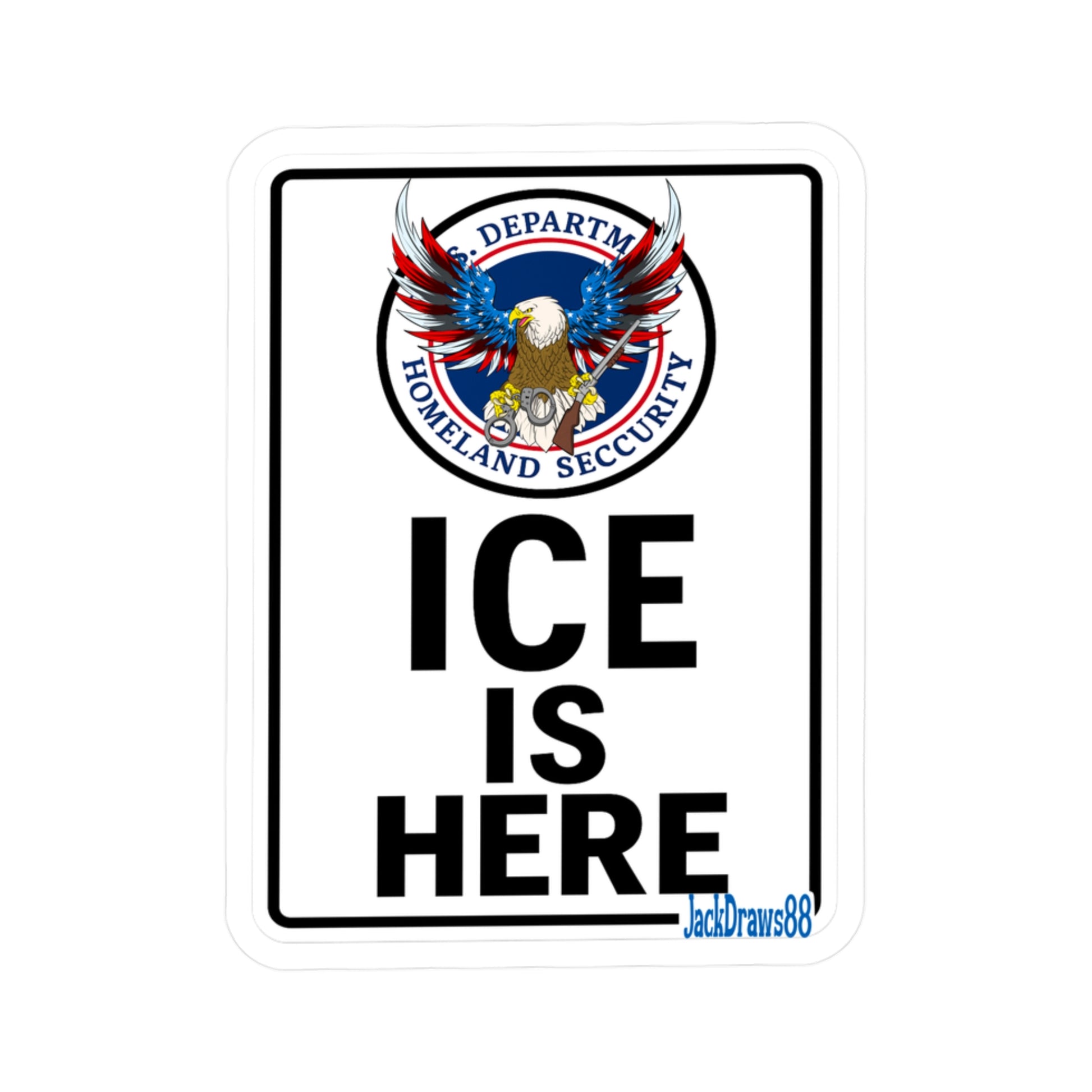 Operation ICE Presence, Kiss-Cut Vinyl Decals for Chaos
