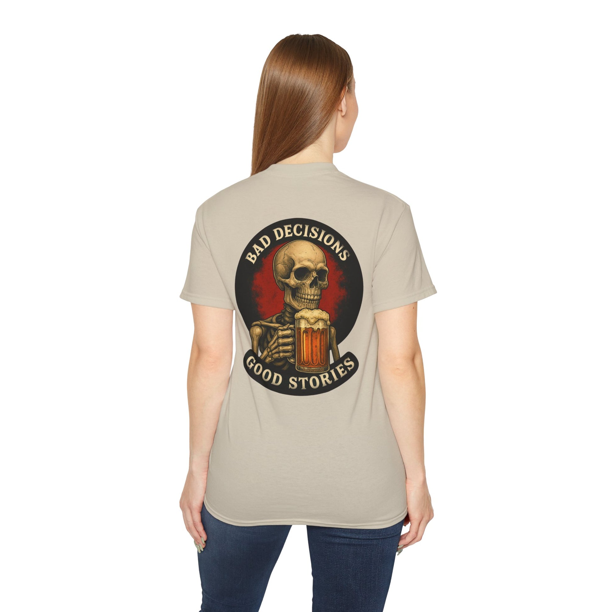 Bad Decisions Make Good Stories – Reaper Trike, Unisex Tee