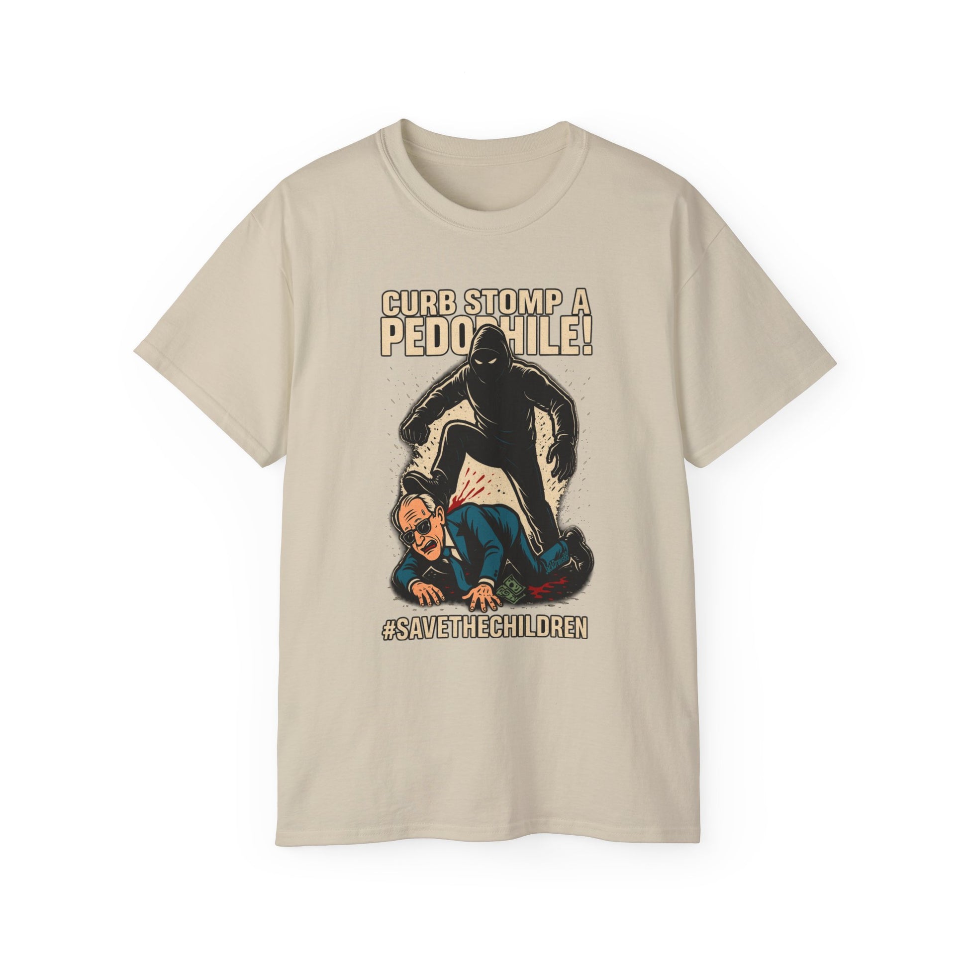 P.H. Hunter – Stomp Out Evil, Unisex Cotton Tee