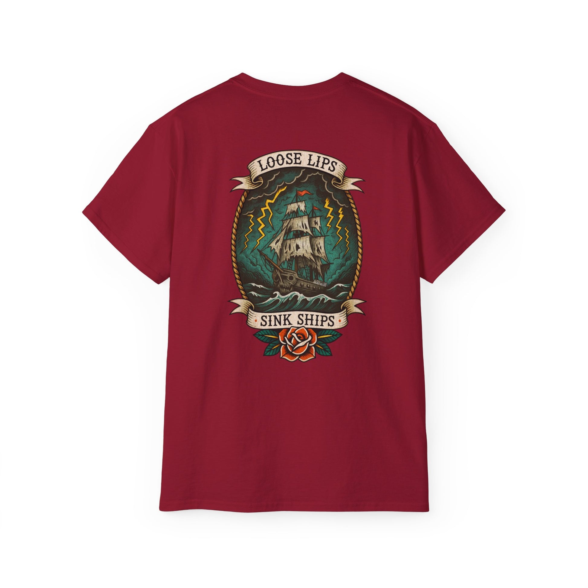 Skull and Ship Tee