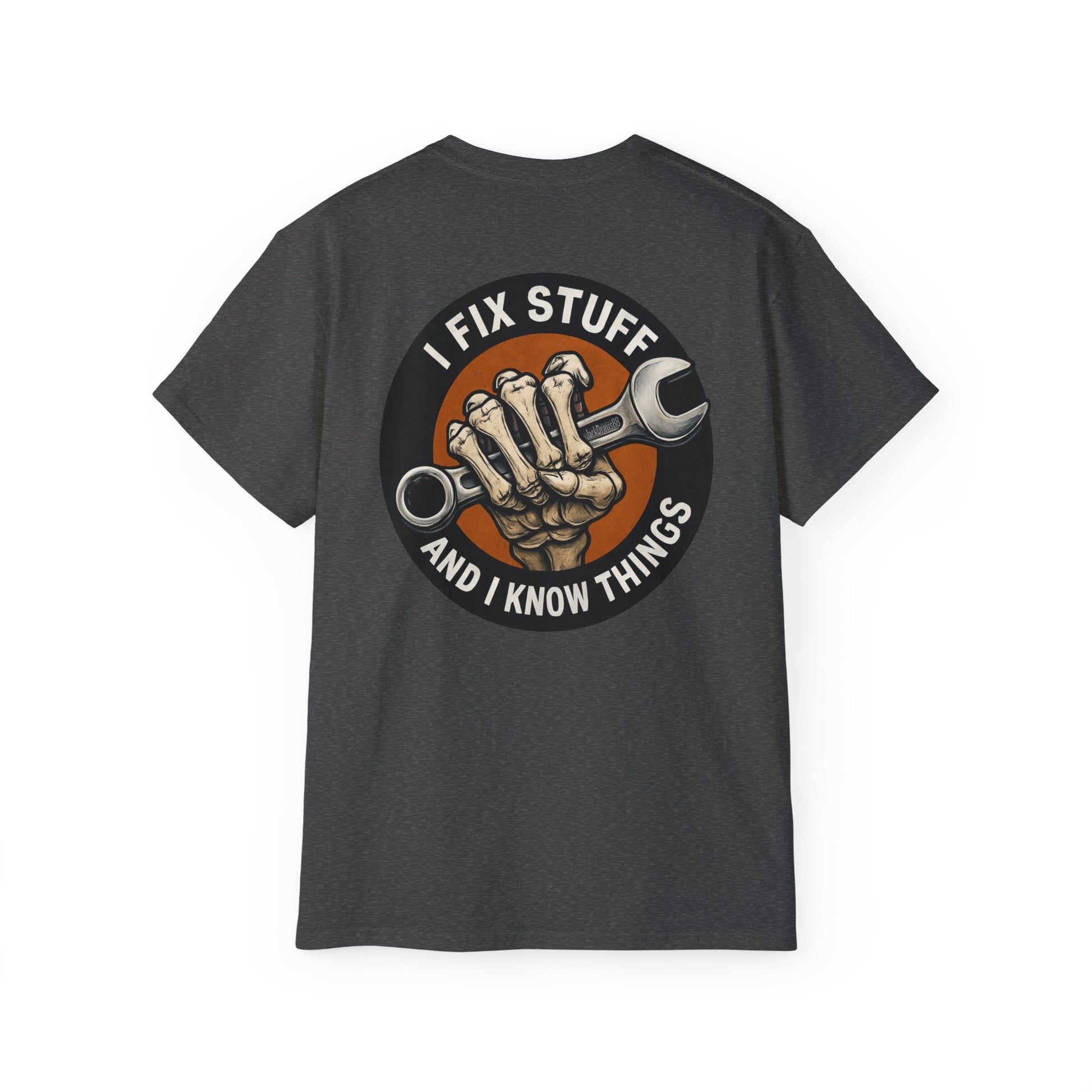 Millennial Mechanic – I Fix Stuff & Know Things Unisex Cotton Shirt