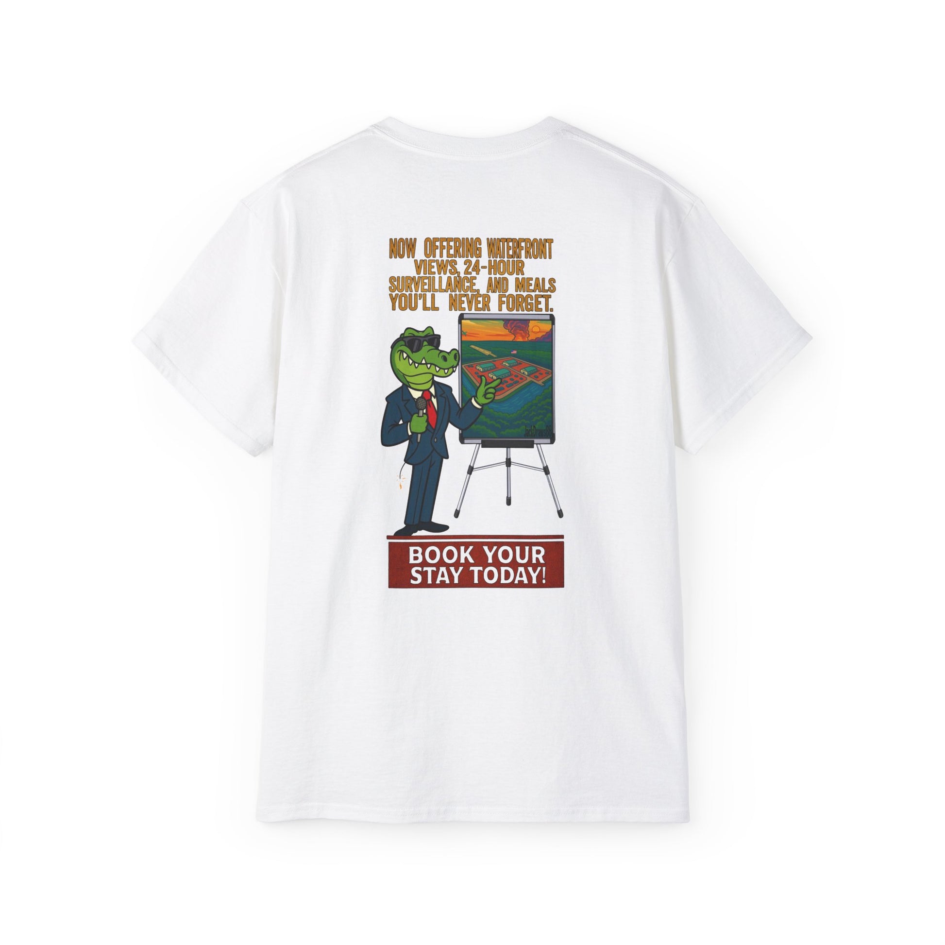 Survival Realty – Free Housing, No Freedom, Unisex Ultra Cotton Tee