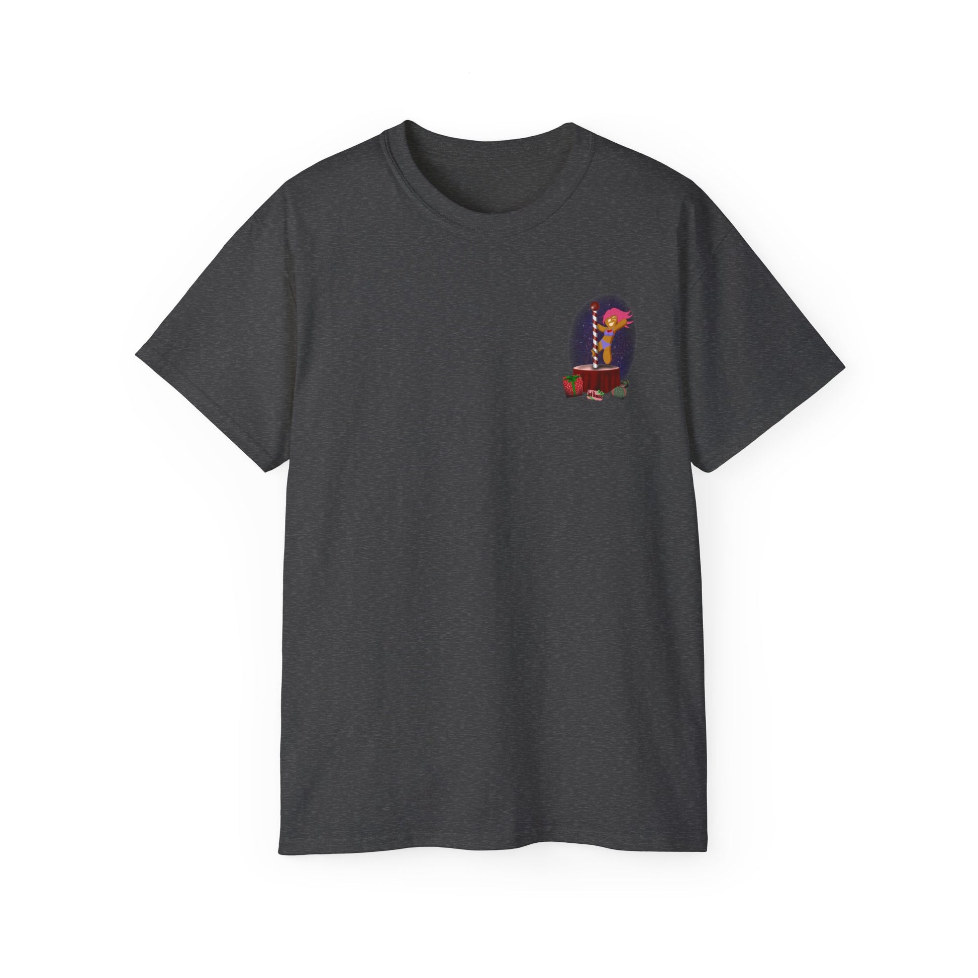 🎄 Ho Ho Ho Gingerbread Strippers – Naughty Holiday Pole Dance, Unisex Cotton T-Shirt