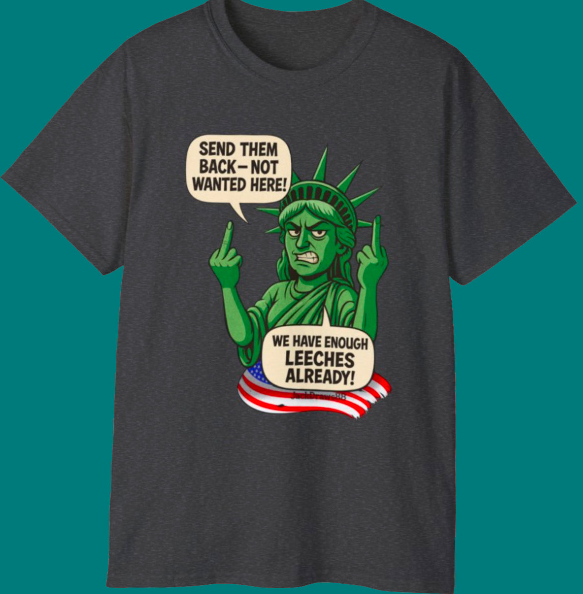 Statement Graphic Tee, Political Humor Shirt, Casual Unisex Cotton Top, Gift for Activists, Funny T-Shirt