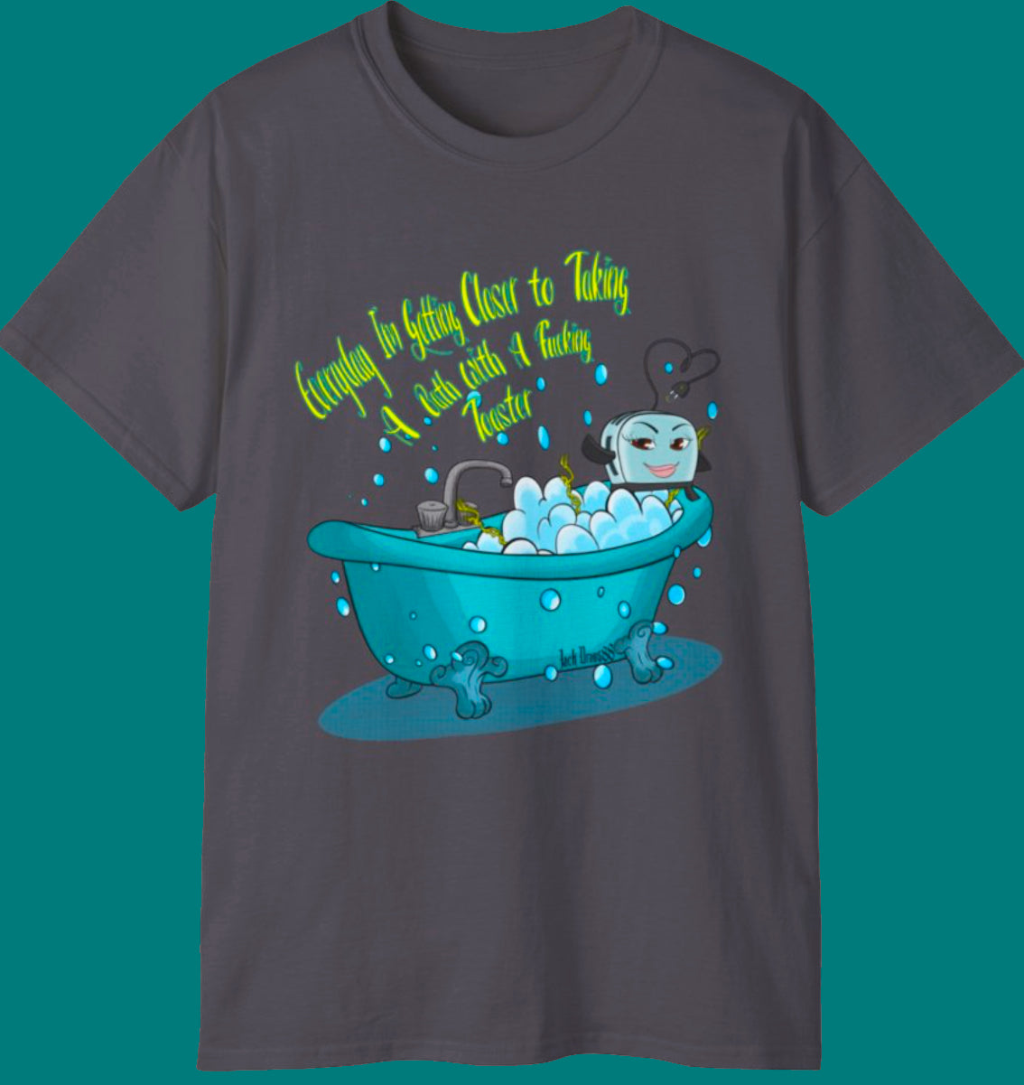Relaxing Bathtub Tee - Perfect for Cozy Nights, Gift for Bath Lovers, Homewear, Feel Good Apparel, Fun Gift Idea