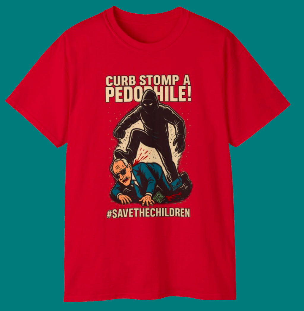 P.H. Hunter – Stomp Out Evil, Unisex Cotton Tee