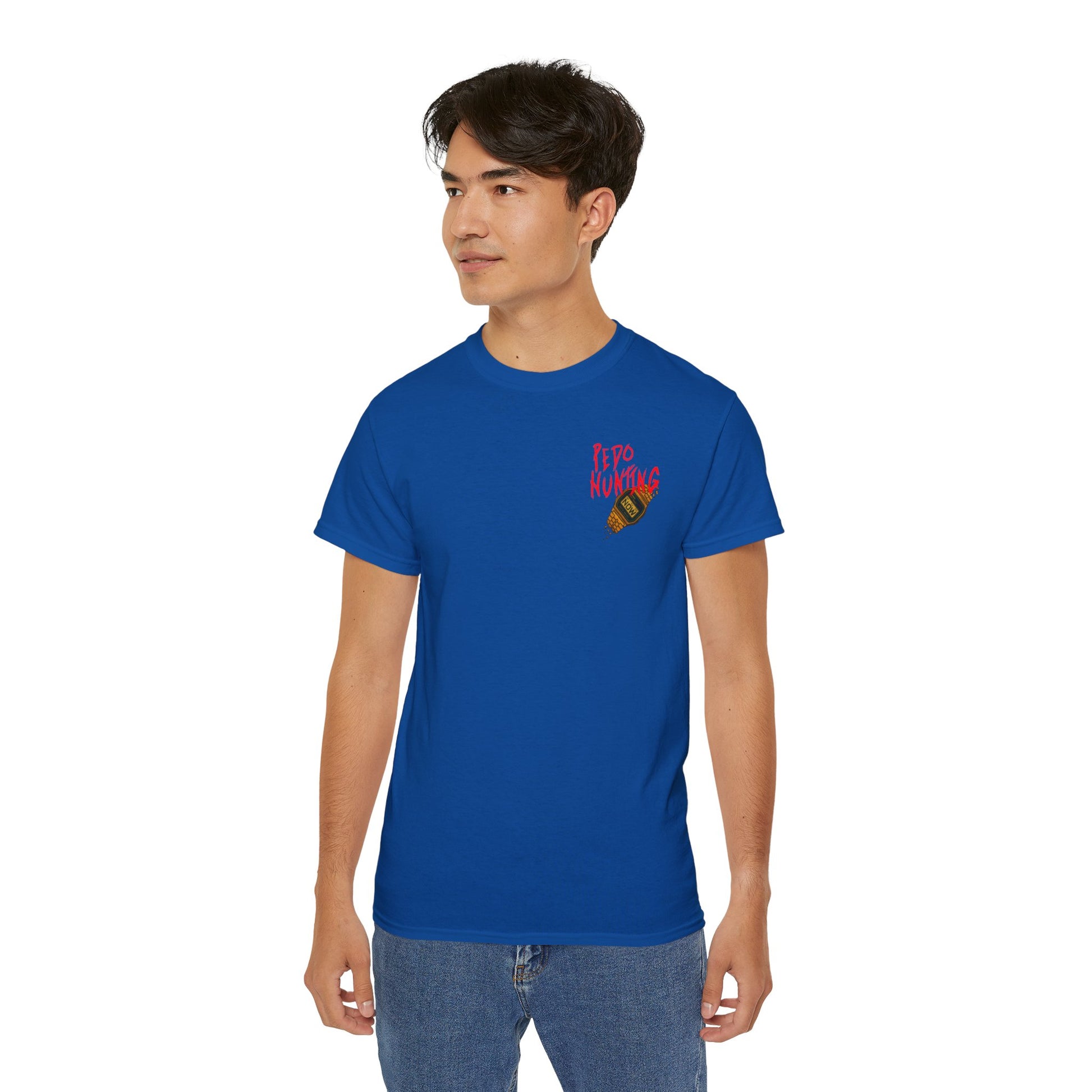 Pedo Hunter – Stomp Out Evil, Unisex Graphic Tee