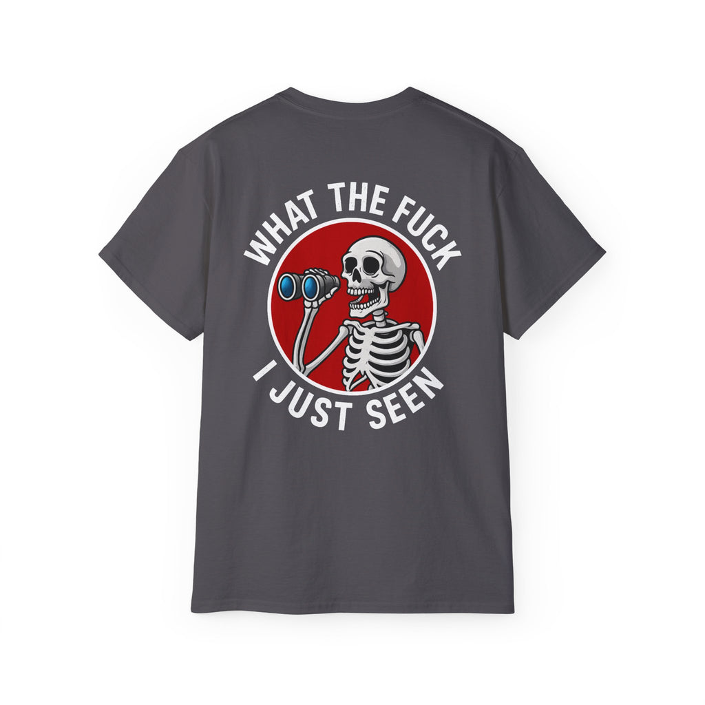 WTF I Just Seen – Binoculars Unisex Cotton Shirt