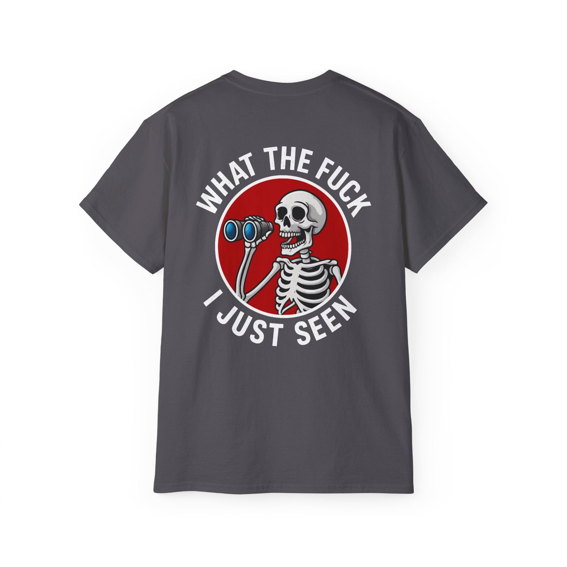 WTF I Just Seen – Binoculars Unisex Cotton Shirt