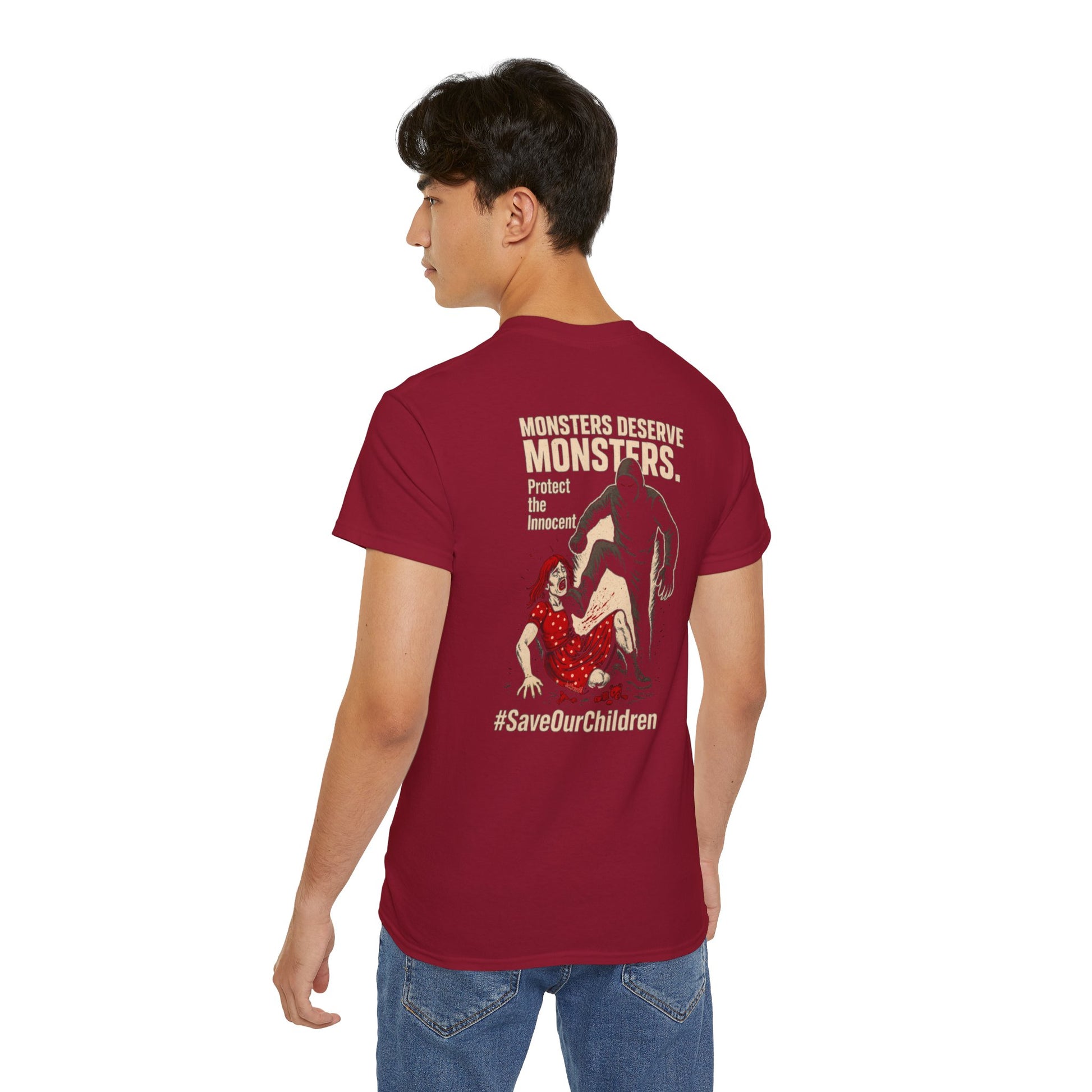 Pedo Hunting Now – Monsters Deserve Monsters, Unisex Tee