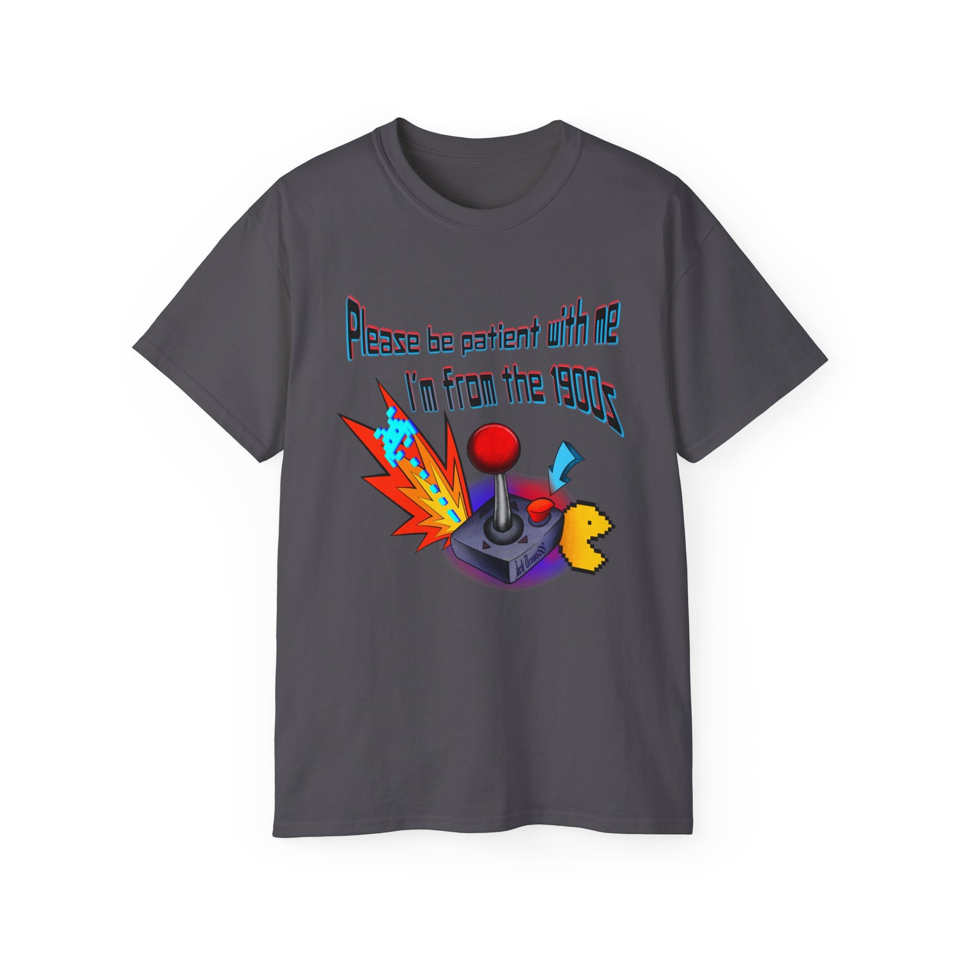 Vintage Gamer Joystick Shirt – 1900s Humor