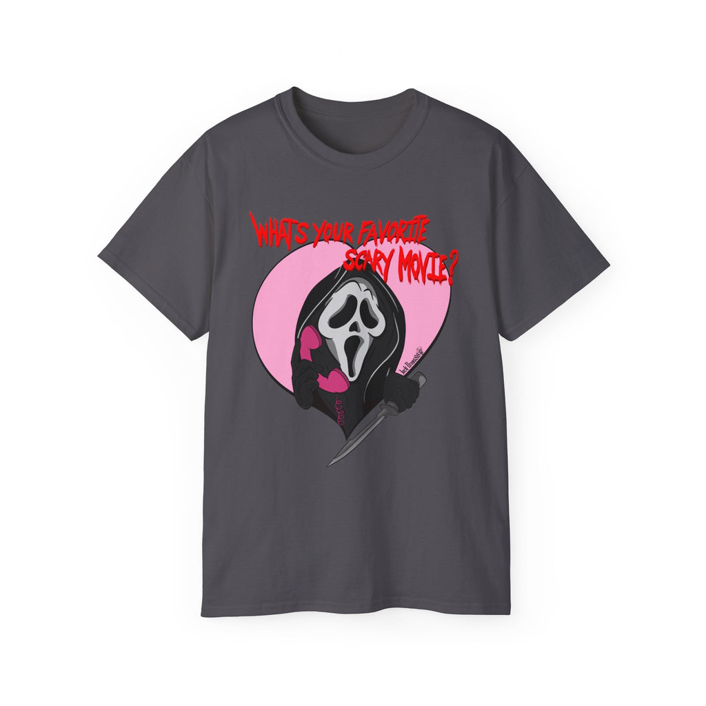 Ghostface Valentine – What’s Your Favorite Scary Movie? Unisex Tee