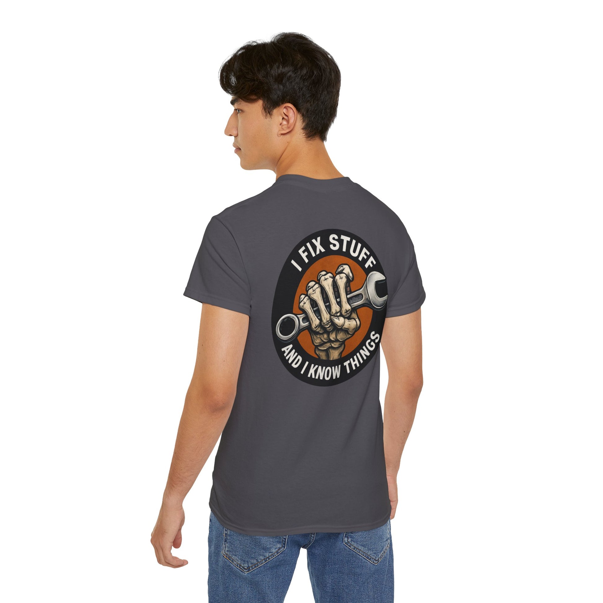 Millennial Mechanic – I Fix Stuff & Know Things Unisex Cotton Shirt