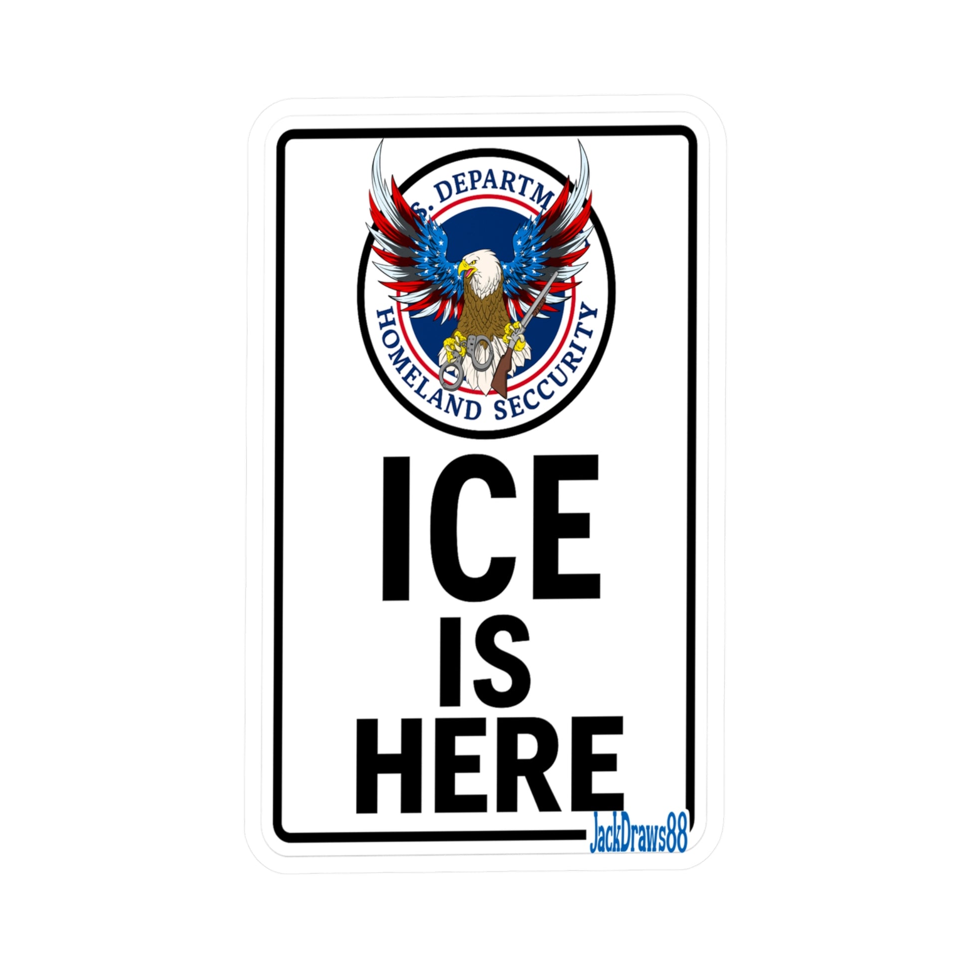 Operation ICE Presence, Kiss-Cut Vinyl Decals for Chaos