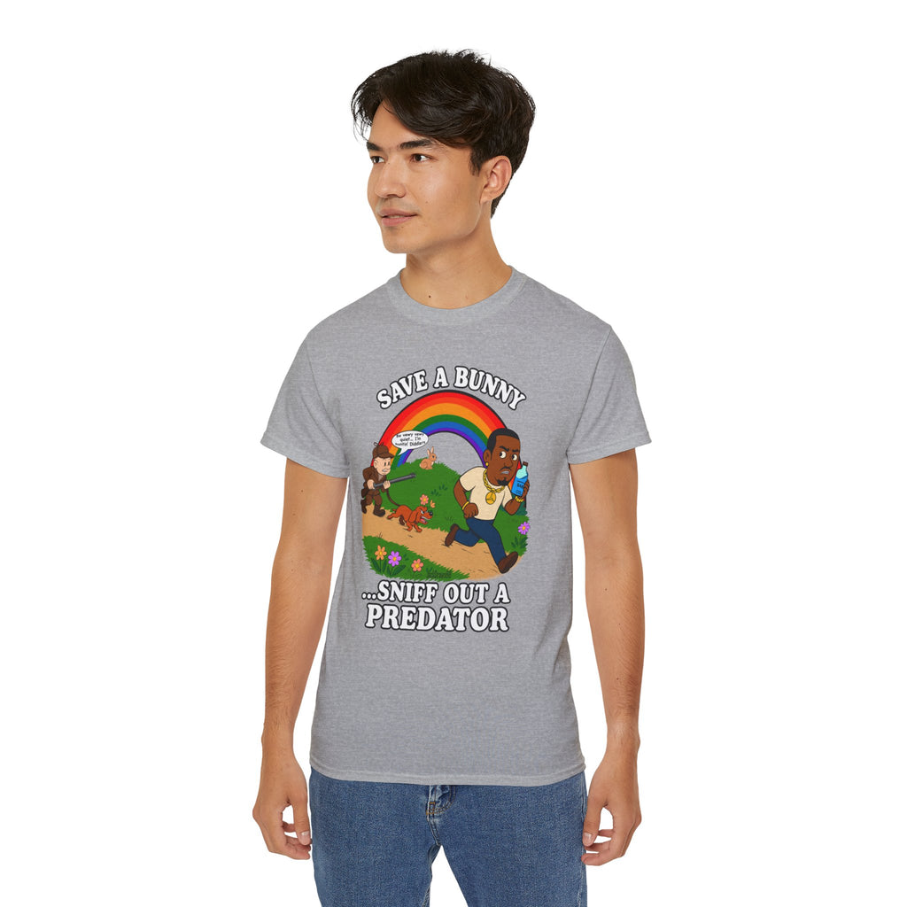 Huntin’ Diddlers: The Bunny Protection Act, Unisex Cotton Shirt