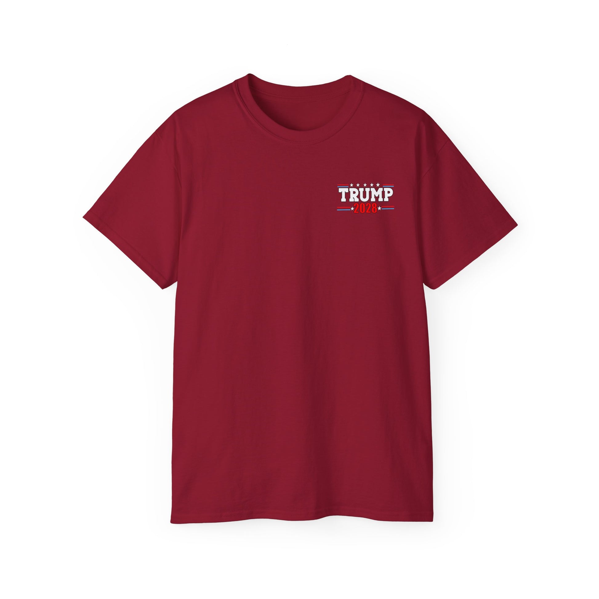 Never Surrender – Trump 2028 Patriotic Statement Tee, Unisex Ultra Cotton Tee