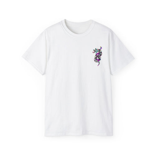 Beetle Juice Vibe — Sandworm Rainbow Pop, Unisex Cotton Shirt