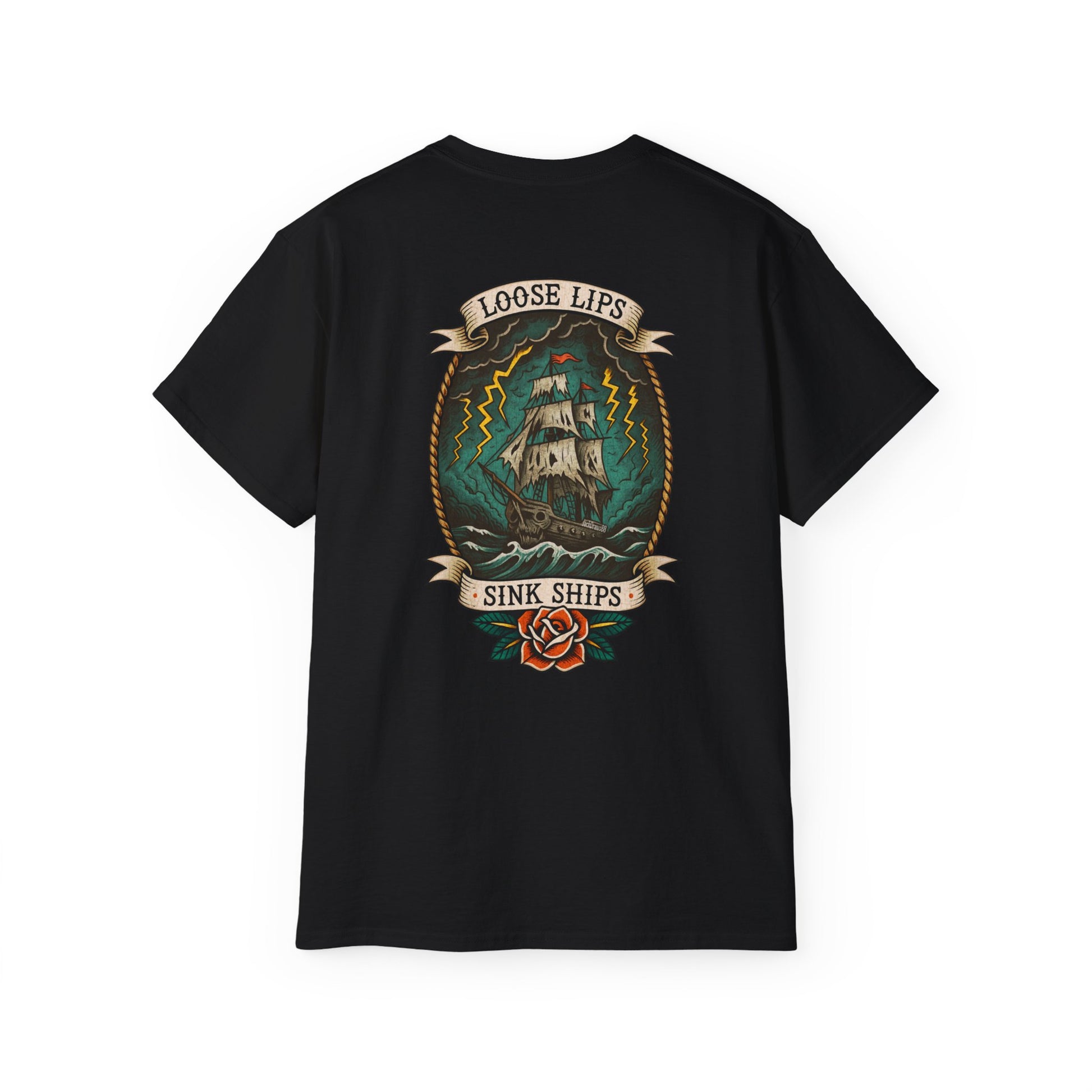 Skull and Ship Tee