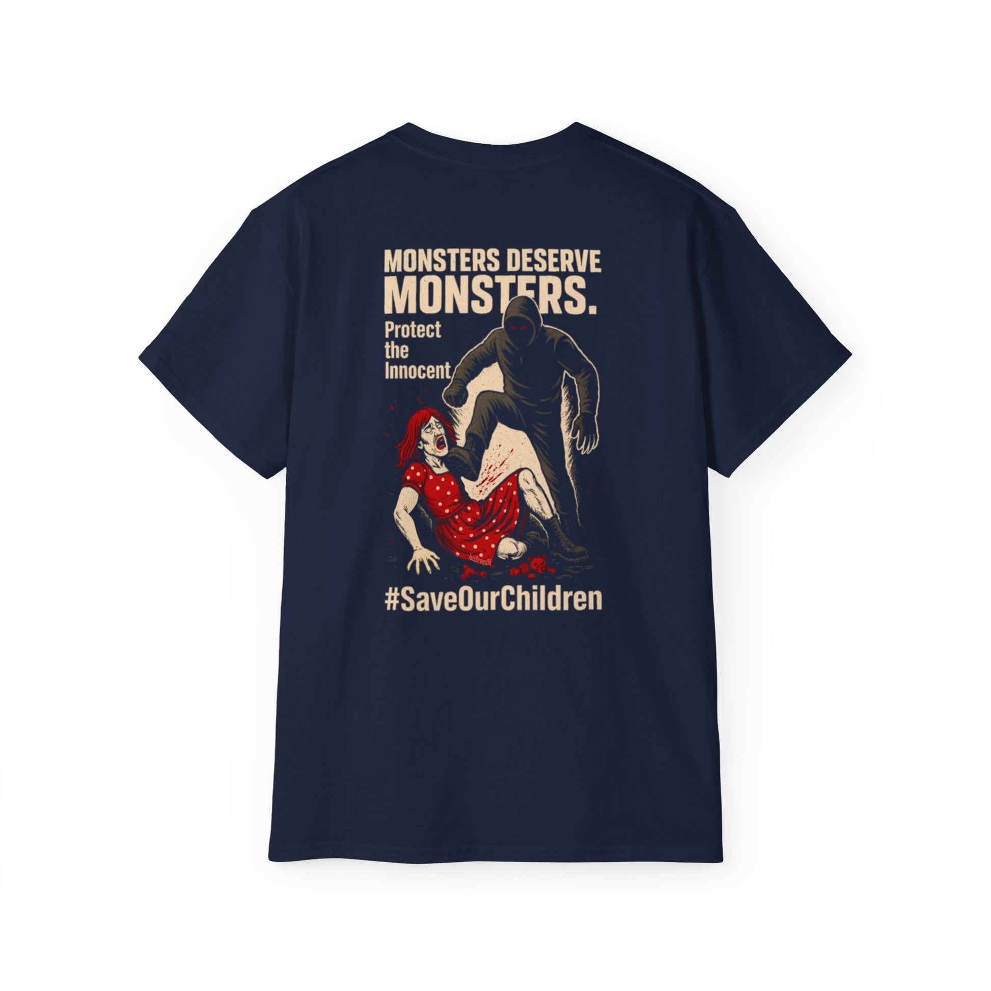 Pedo Hunting Now – Monsters Deserve Monsters, Unisex Tee