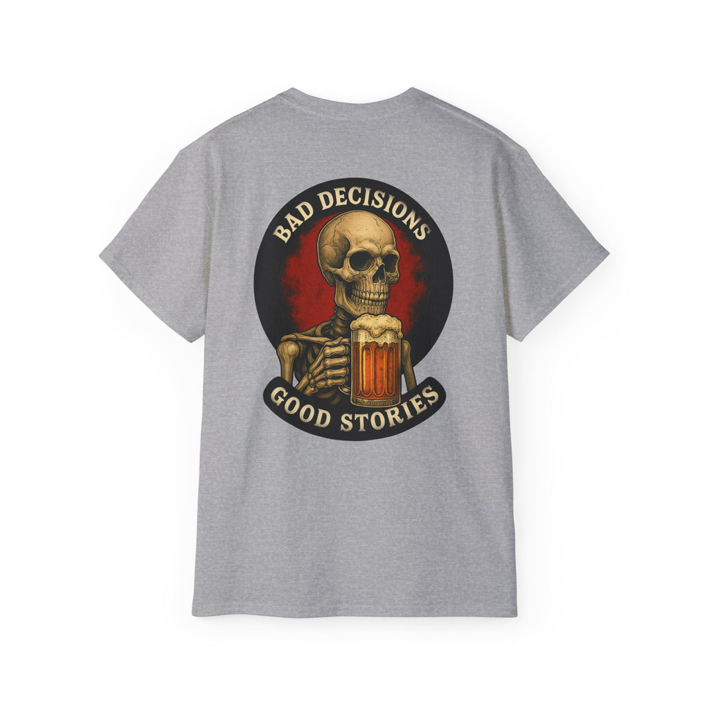 Bad Decisions Make Good Stories – Reaper Trike, Unisex Tee