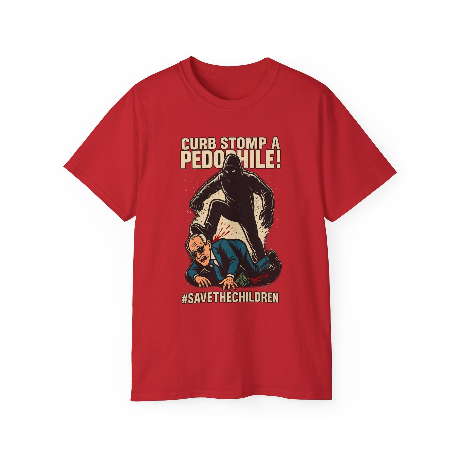 P.H. Hunter – Stomp Out Evil, Unisex Cotton Tee