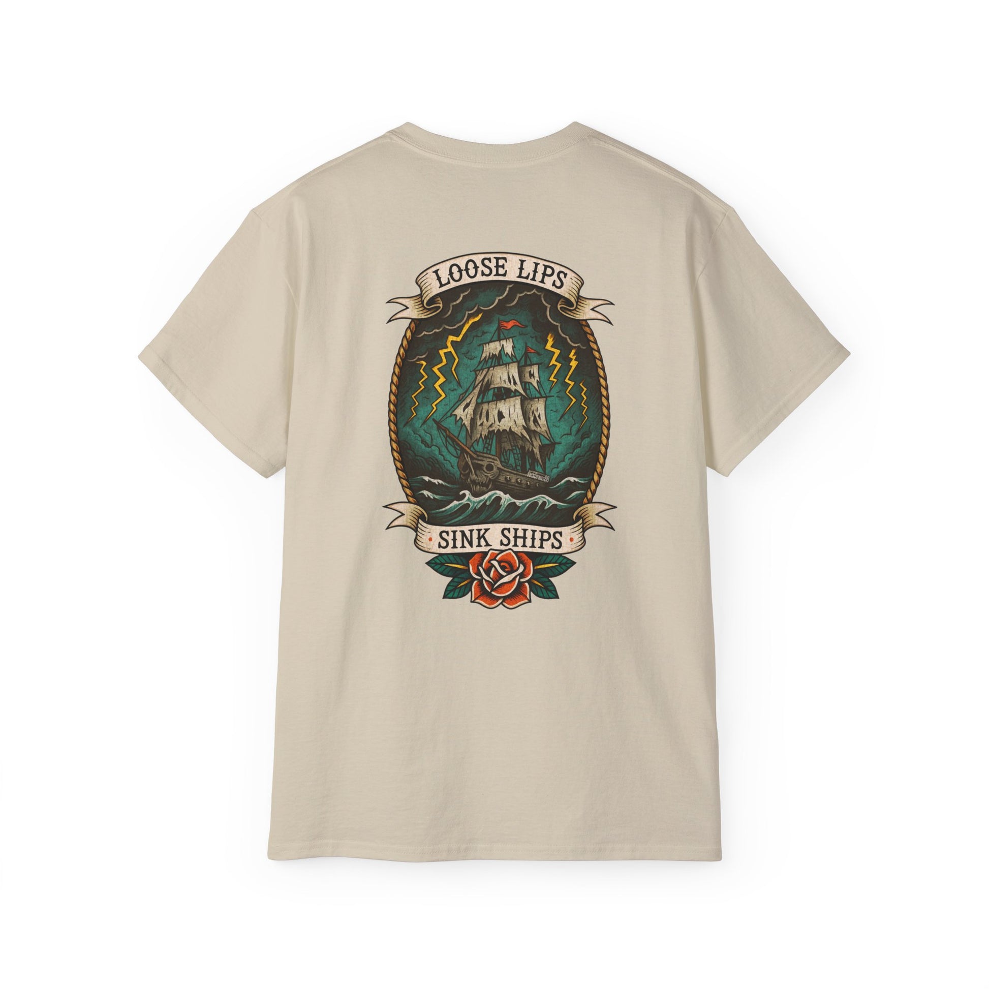 Skull and Ship Tee