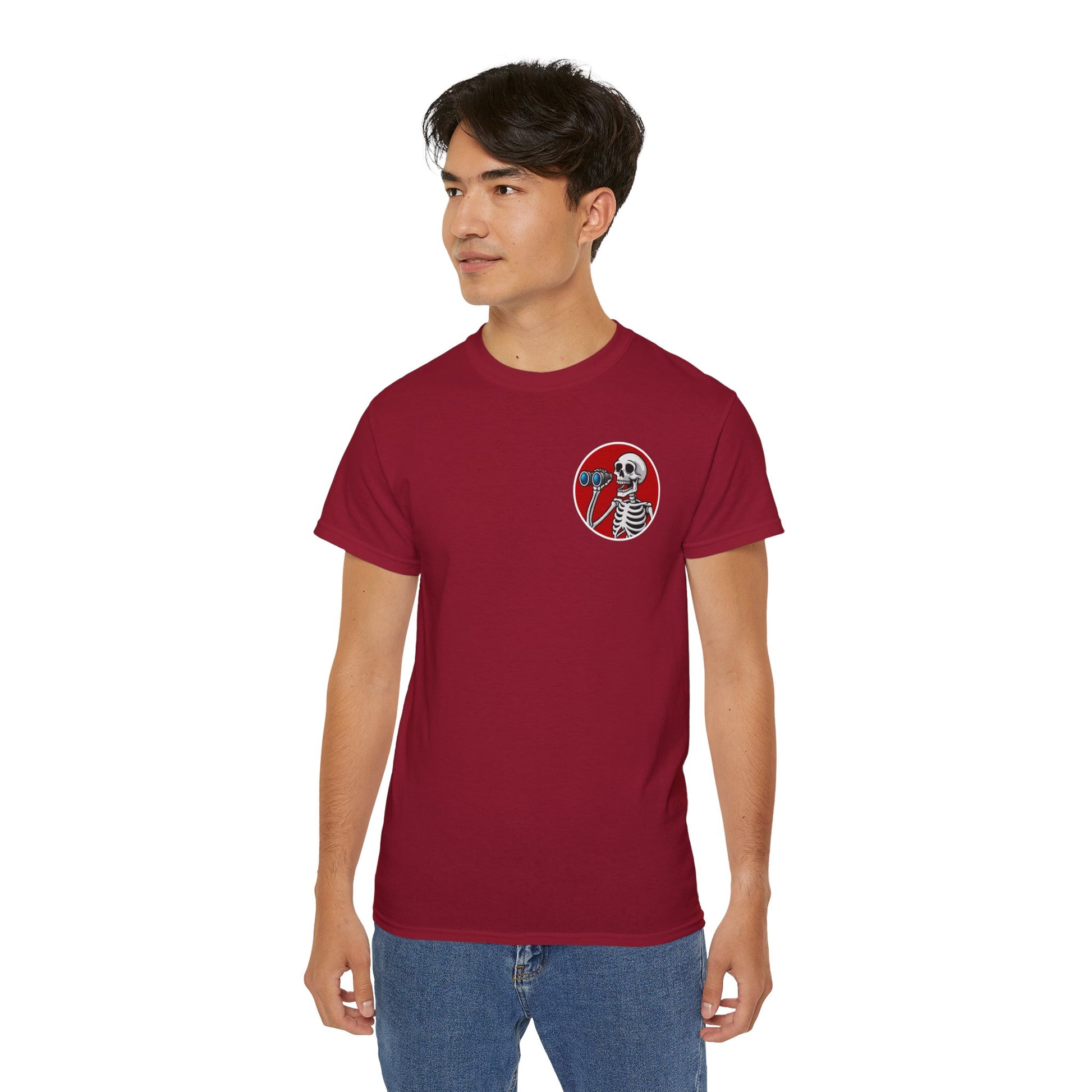 WTF I Just Seen – Binoculars Unisex Cotton Shirt