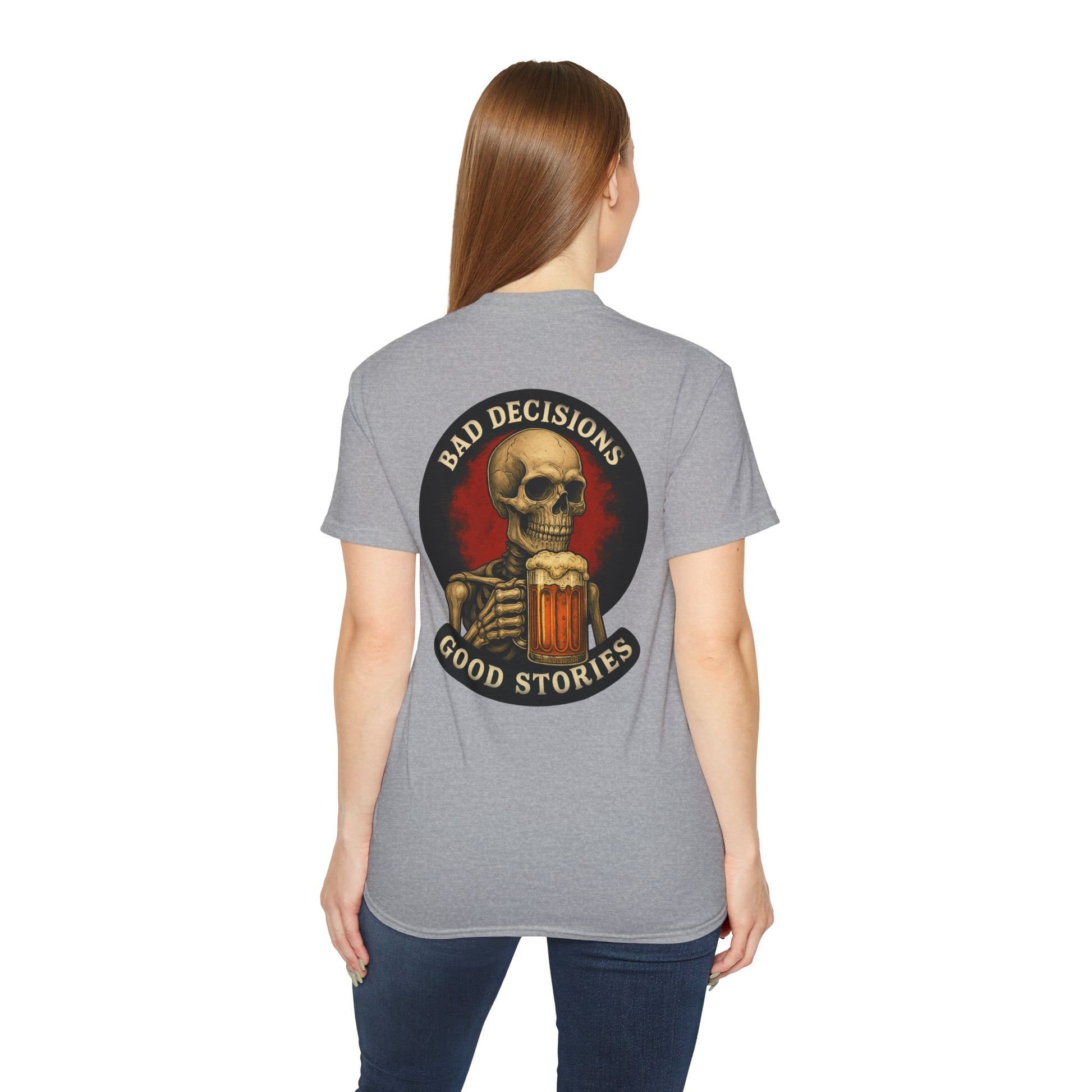 Bad Decisions Make Good Stories – Reaper Trike, Unisex Tee