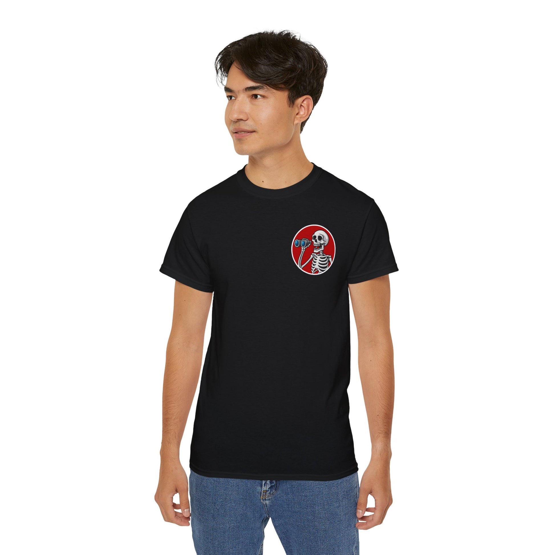 WTF I Just Seen – Binoculars Unisex Cotton Shirt