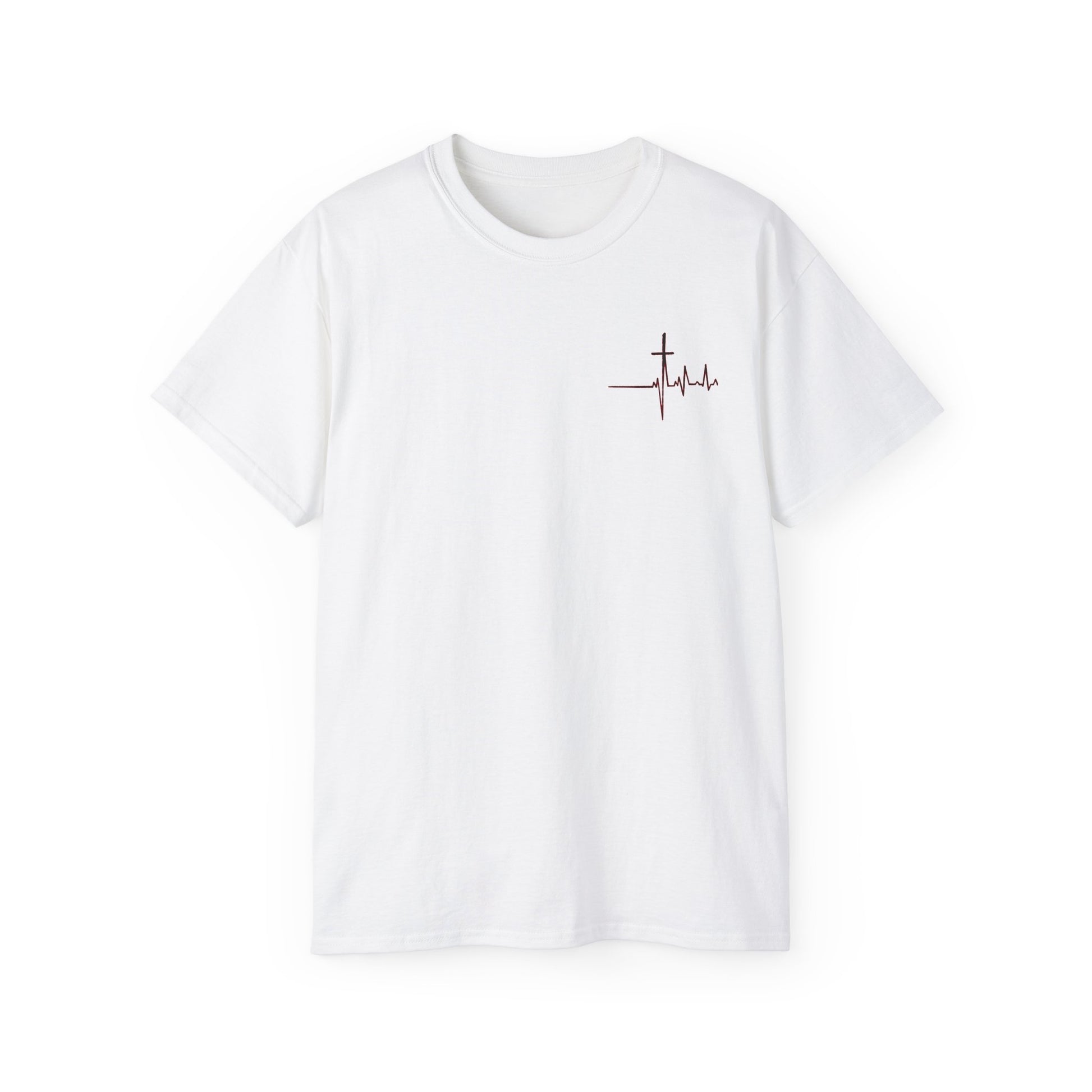 Jesus Got Your Back – Really Bro? Funny Christian Tee with Heartbeat Cross, Unisex T-shirt