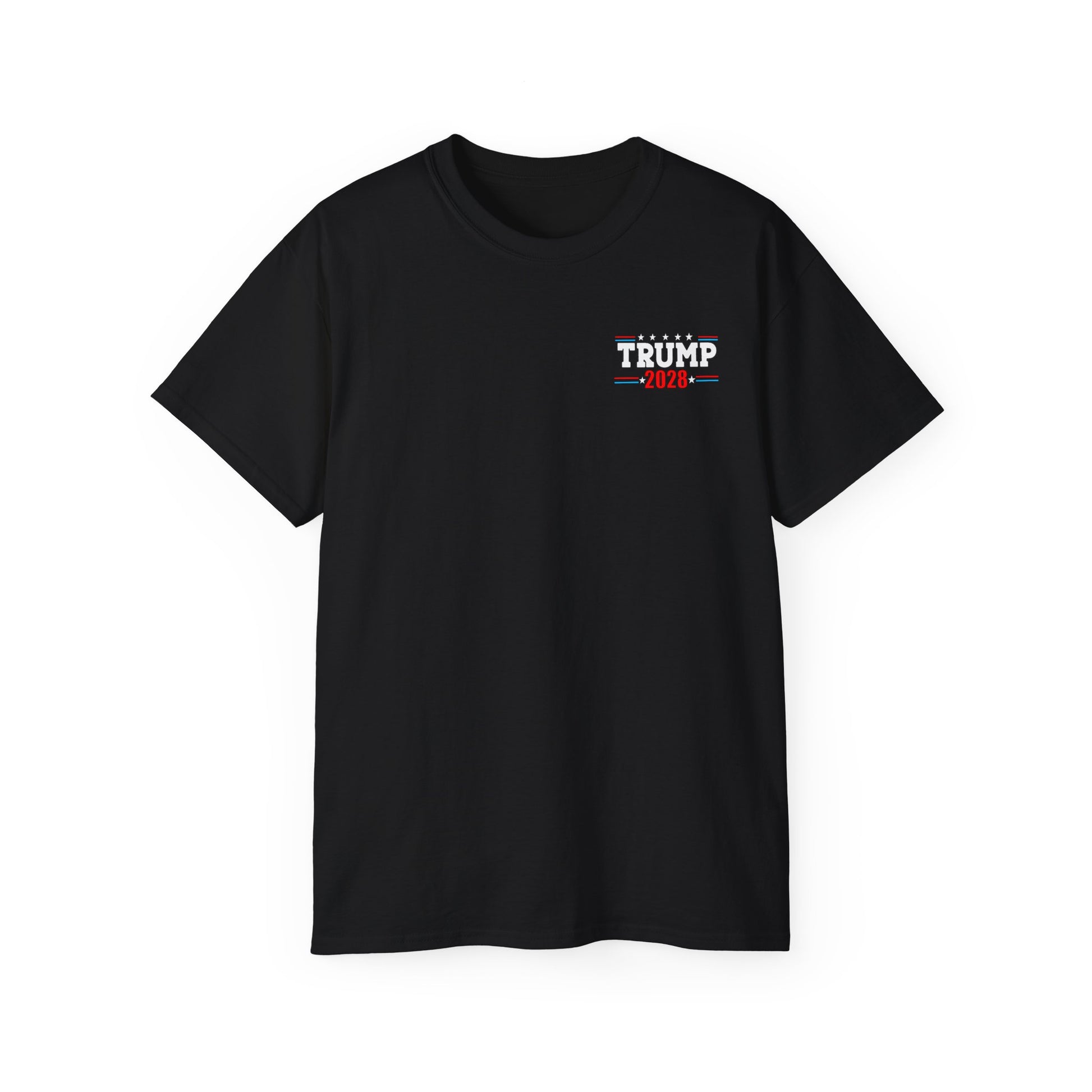 Never Surrender – Trump 2028 Patriotic Statement Tee, Unisex Ultra Cotton Tee