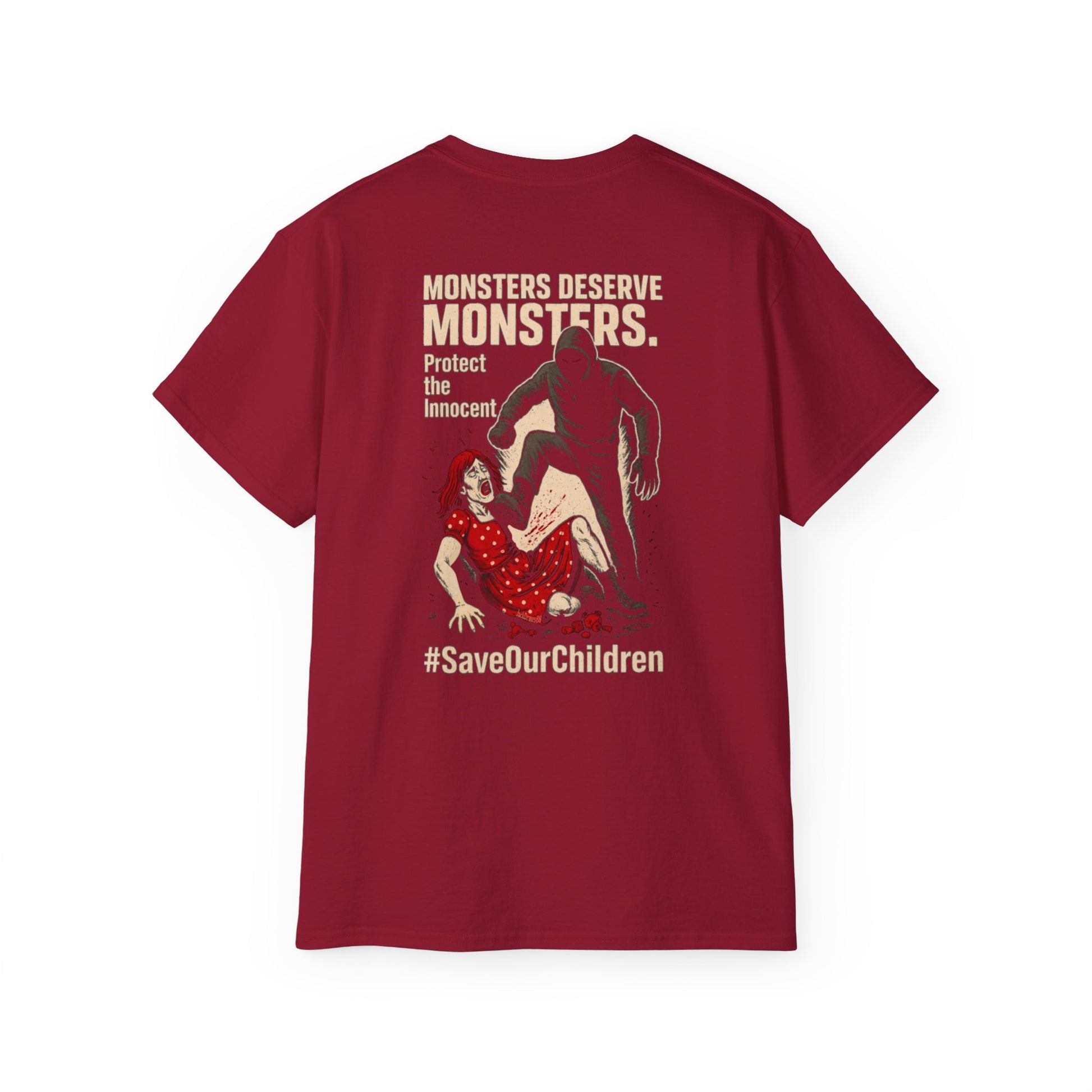 Pedo Hunting Now – Monsters Deserve Monsters, Unisex Tee