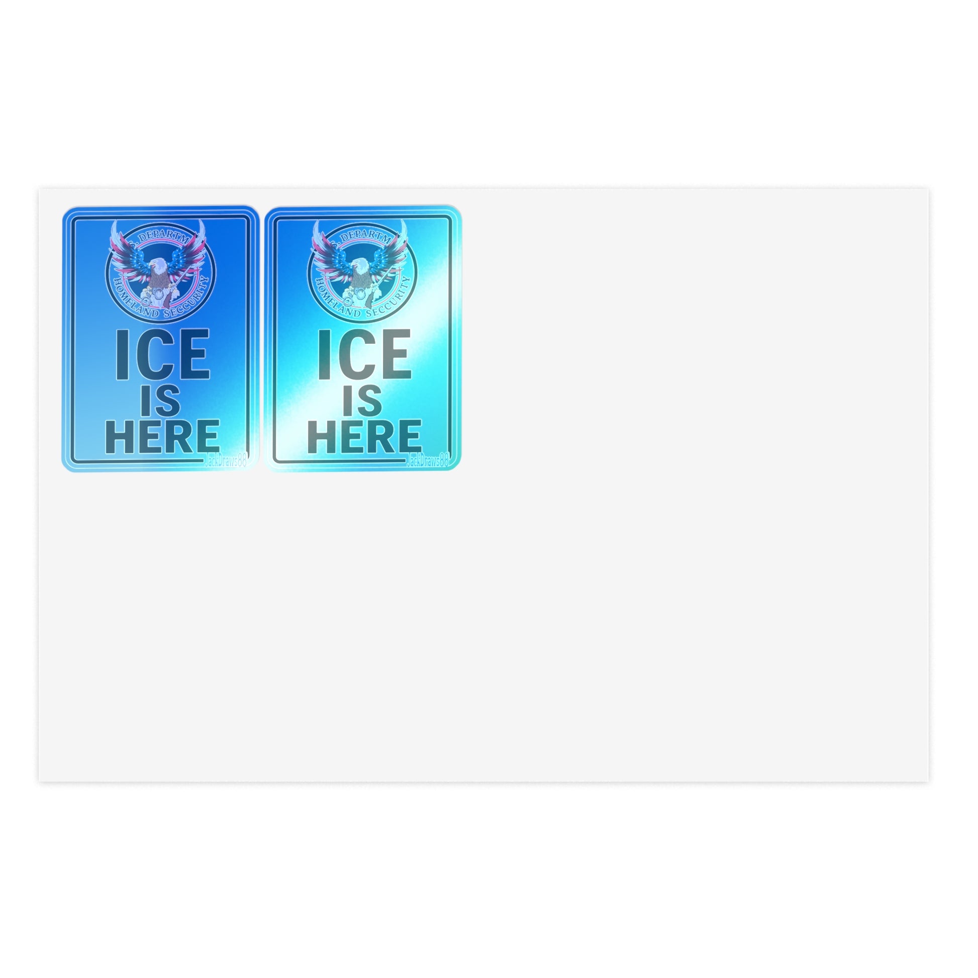 Operation ICE Presence Sticker Sheets for Chaos