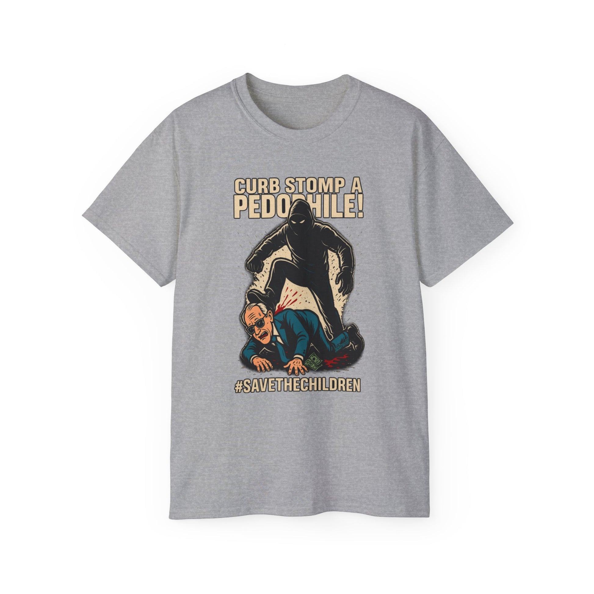 P.H. Hunter – Stomp Out Evil, Unisex Cotton Tee