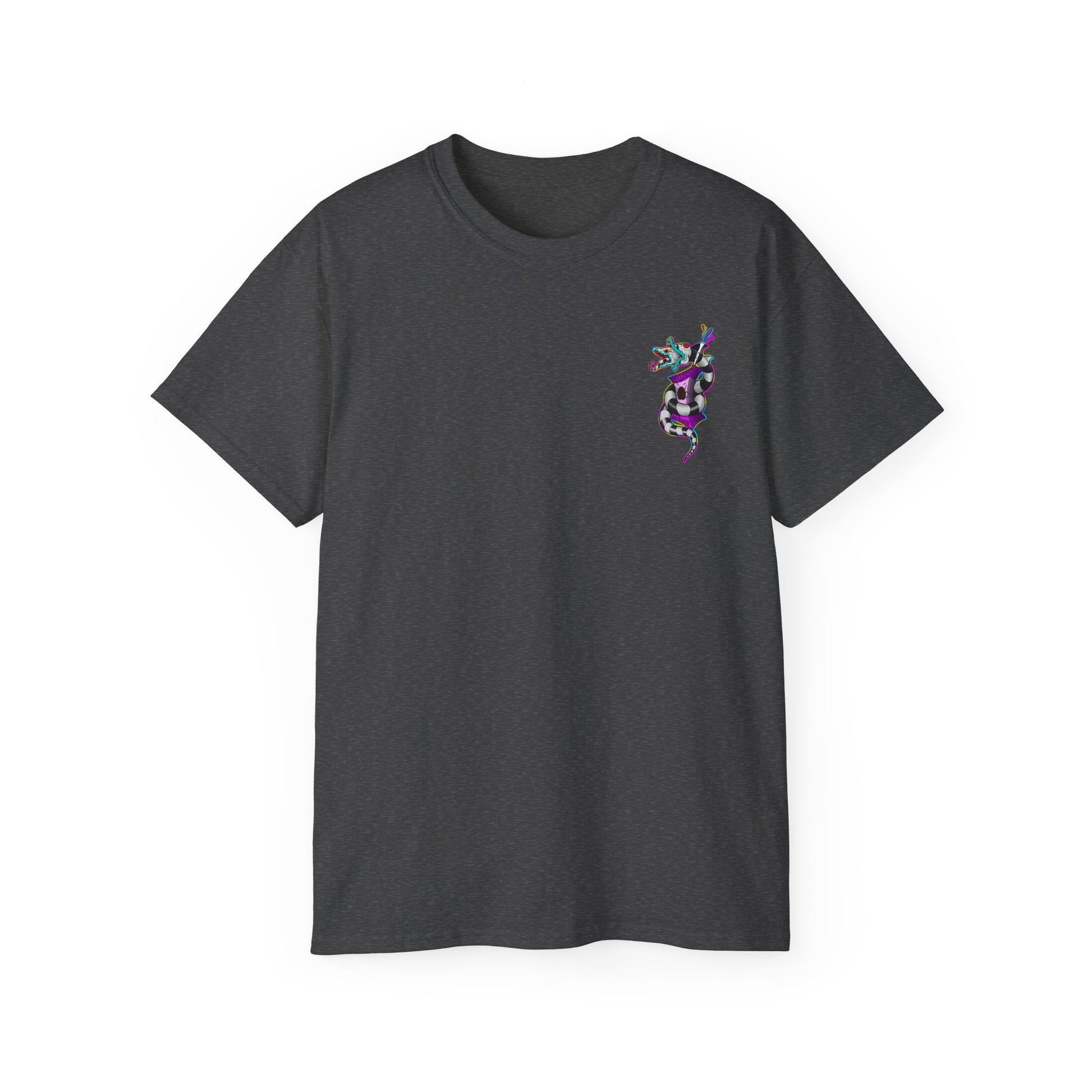 Beetle Juice Vibe — Sandworm Rainbow Pop, Unisex Cotton Shirt