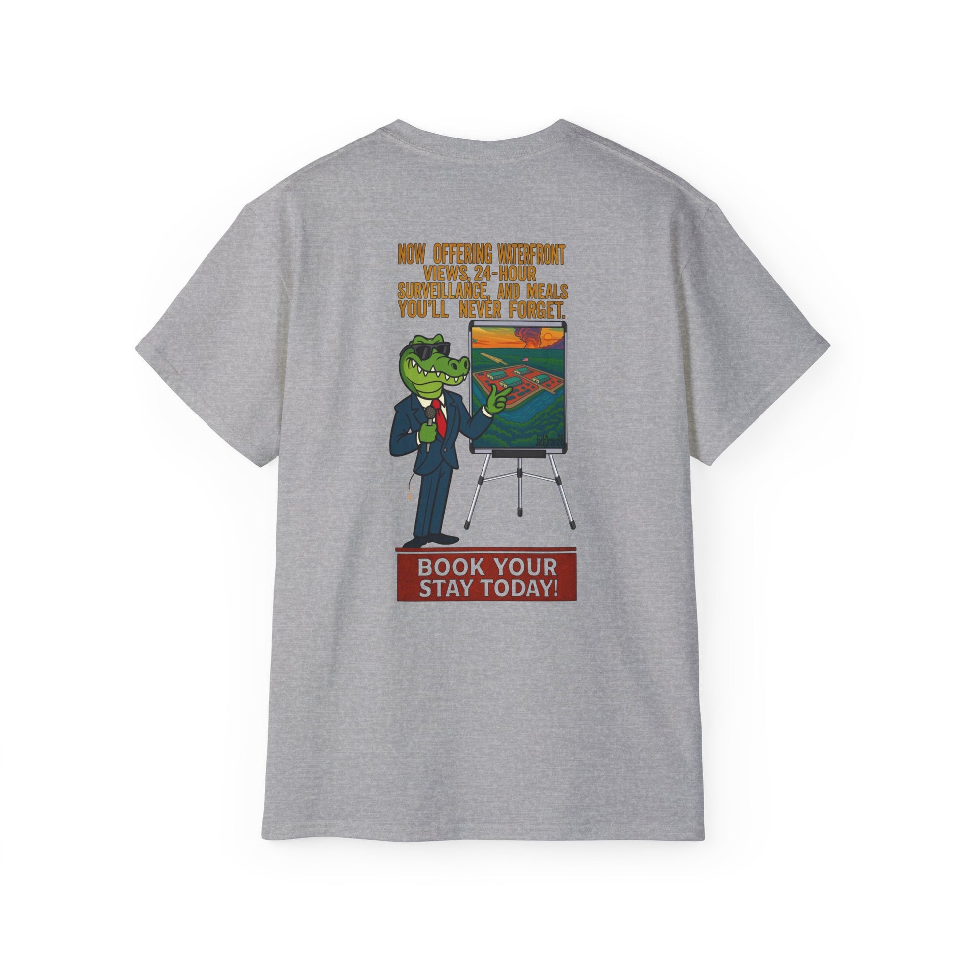 Survival Realty – Free Housing, No Freedom, Unisex Ultra Cotton Tee