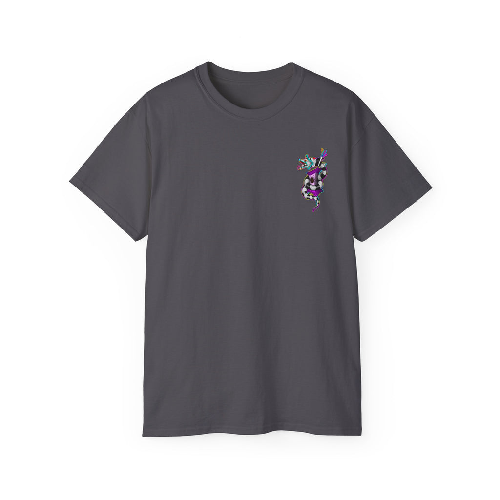 Beetle Juice Vibe — Sandworm Rainbow Pop, Unisex Cotton Shirt