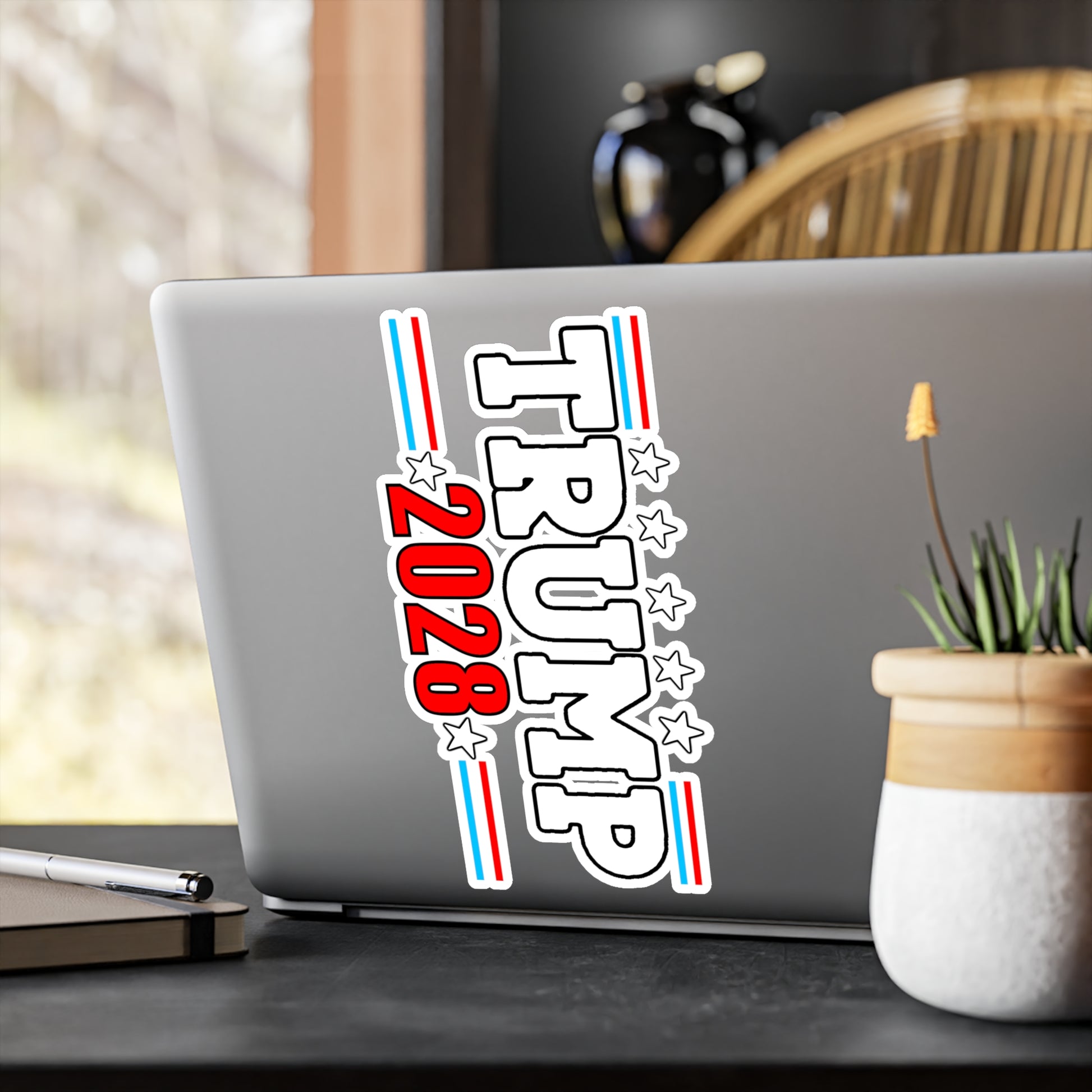 Trump 2028 Kiss-Cut Vinyl Decals for Chaos