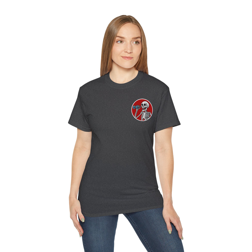 WTF I Just Seen – Binoculars Unisex Cotton Shirt