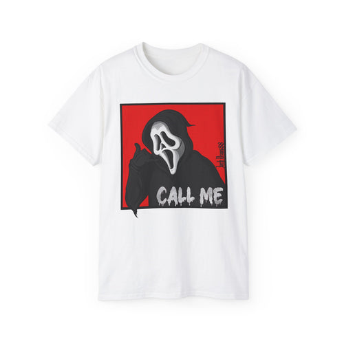 Call Me – Ghostface Parody Unisex Tee