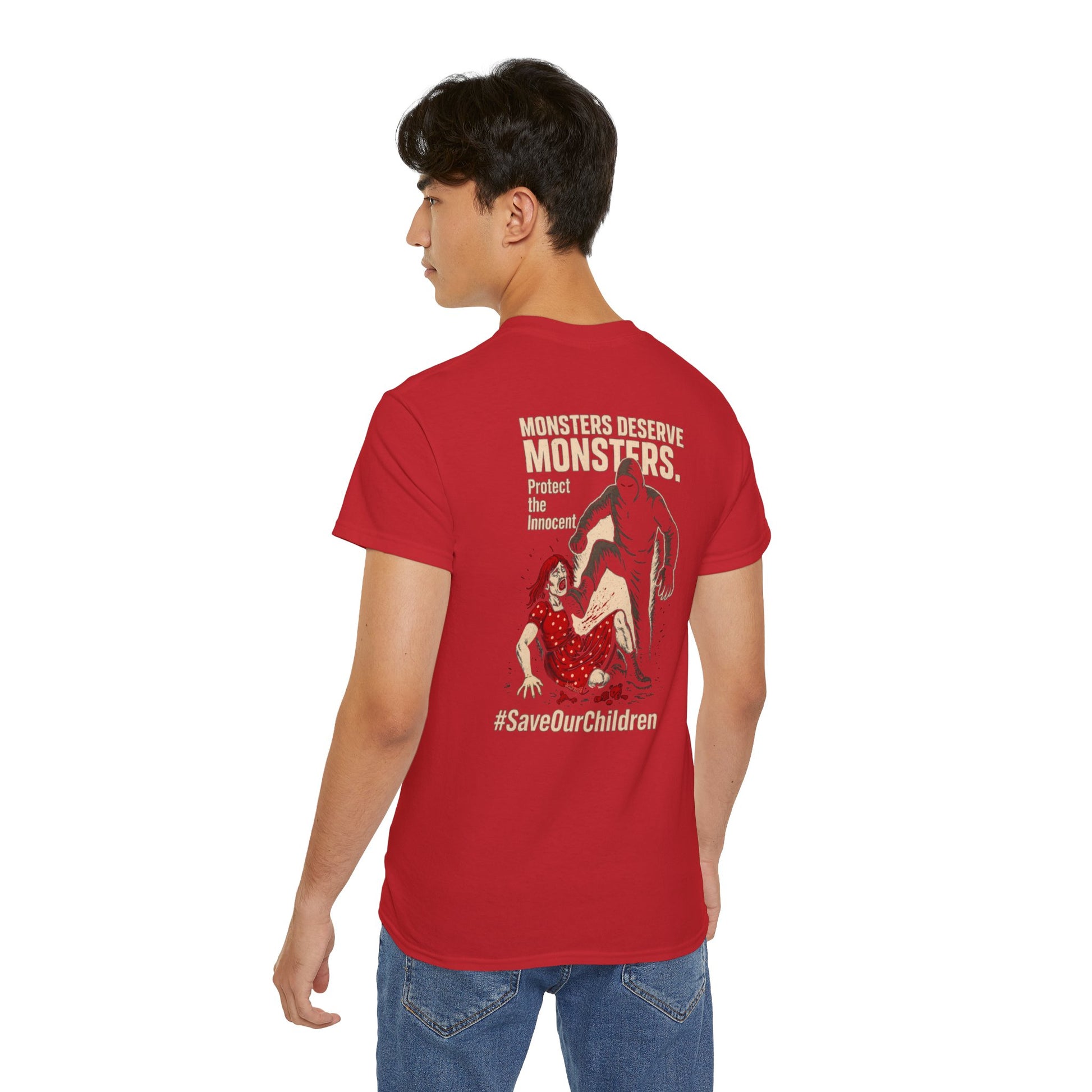 Pedo Hunting Now – Monsters Deserve Monsters, Unisex Tee