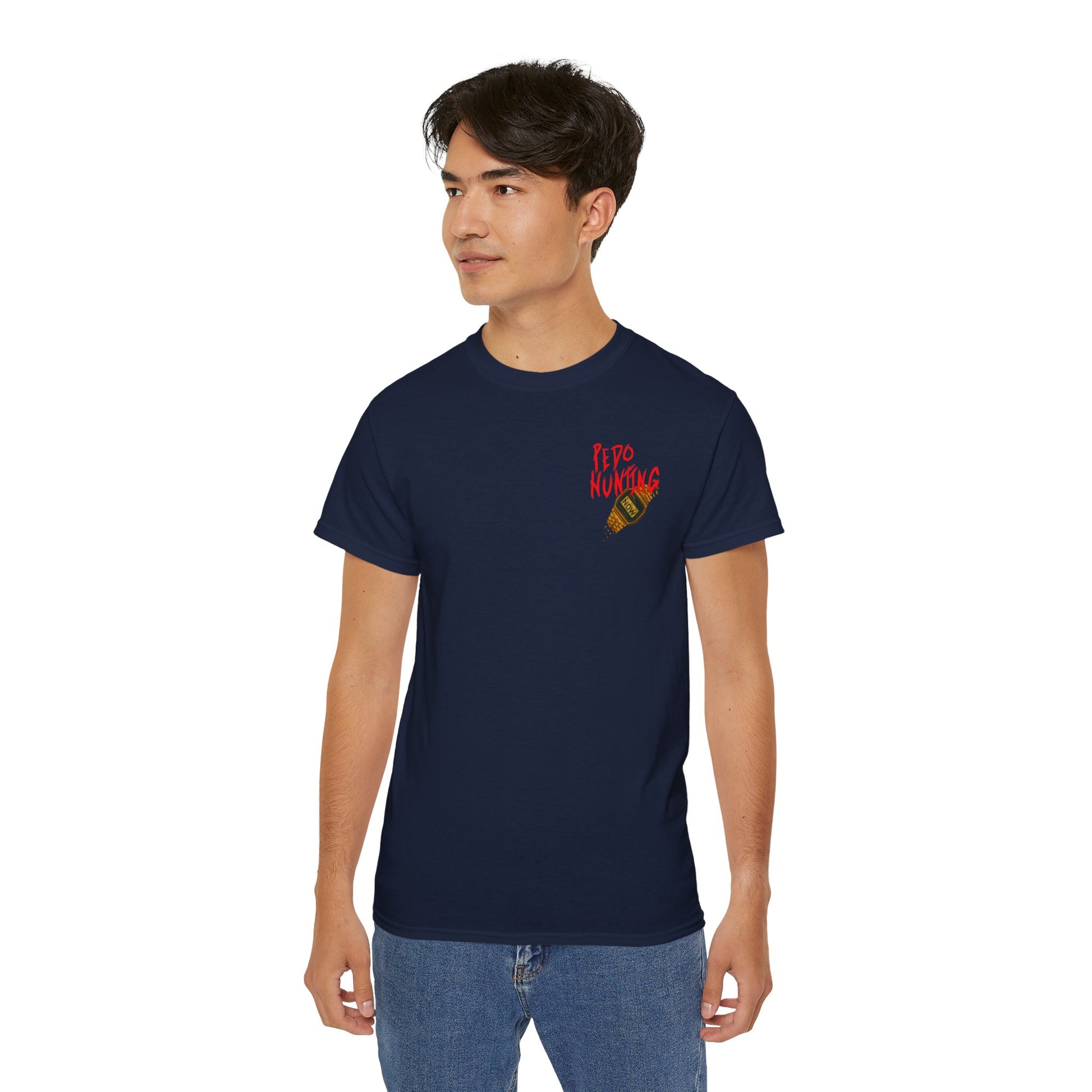Pedo Hunter – Stomp Out Evil, Unisex Graphic Tee
