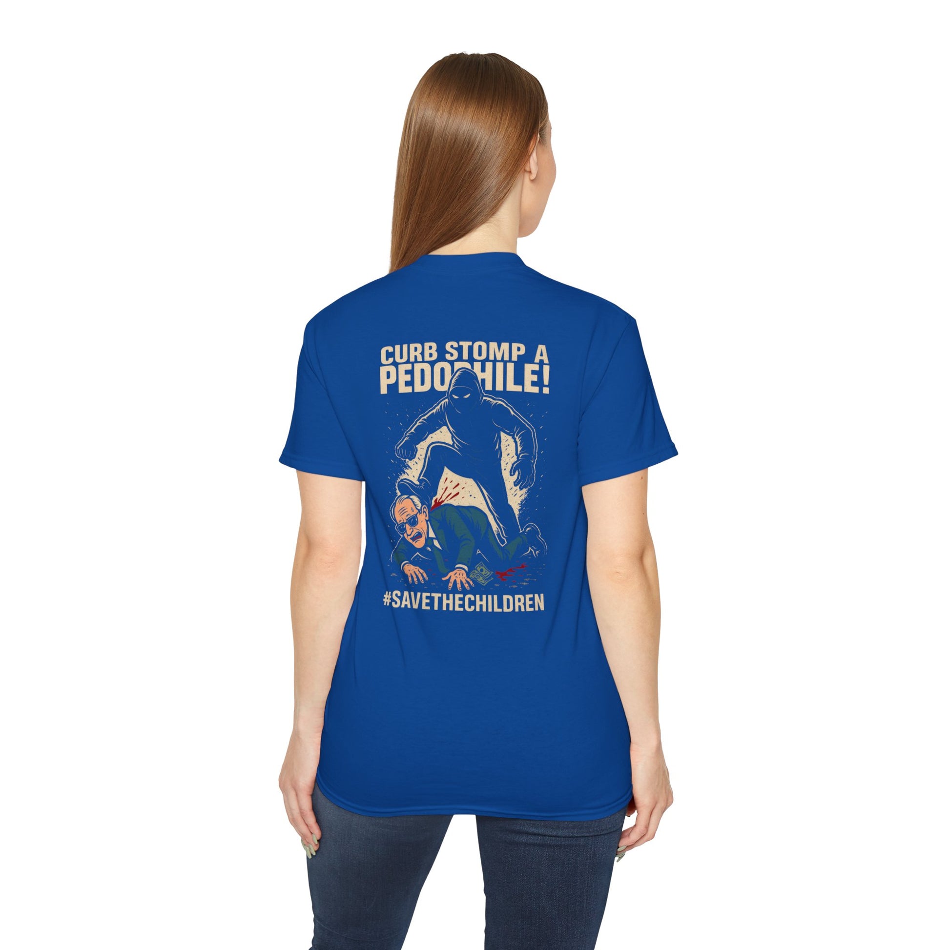 Pedo Hunter – Stomp Out Evil, Unisex Graphic Tee