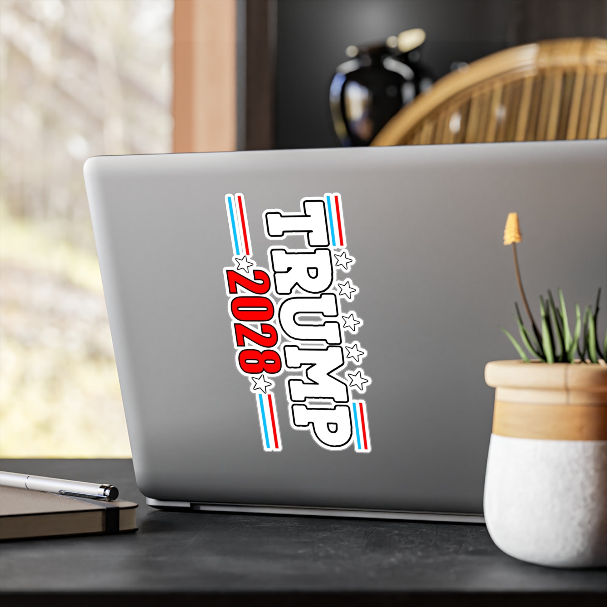 Trump 2028 Kiss-Cut Vinyl Decals for Chaos