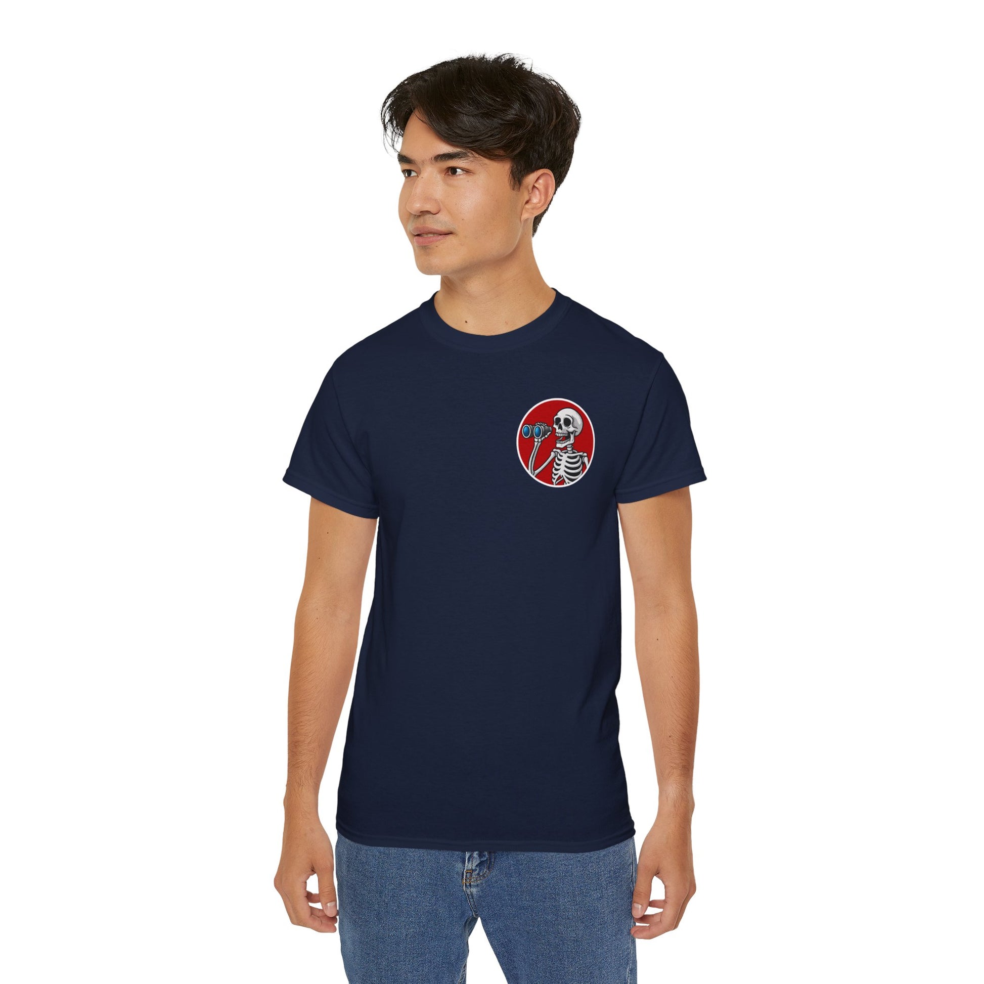 WTF I Just Seen – Binoculars Unisex Cotton Shirt