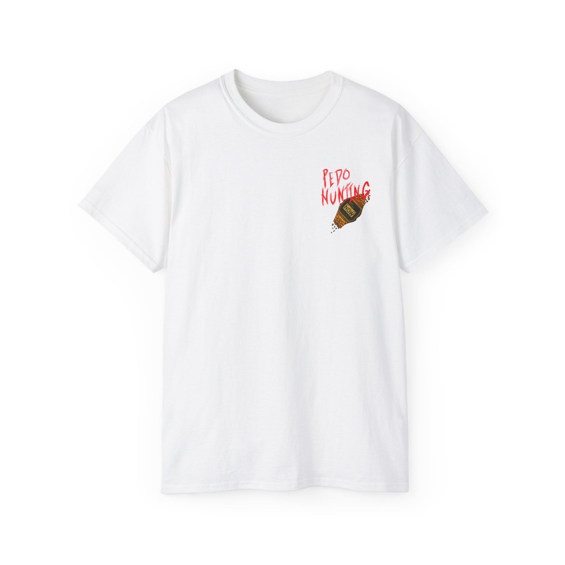 Pedo Hunter – Stomp Out Evil, Unisex Graphic Tee