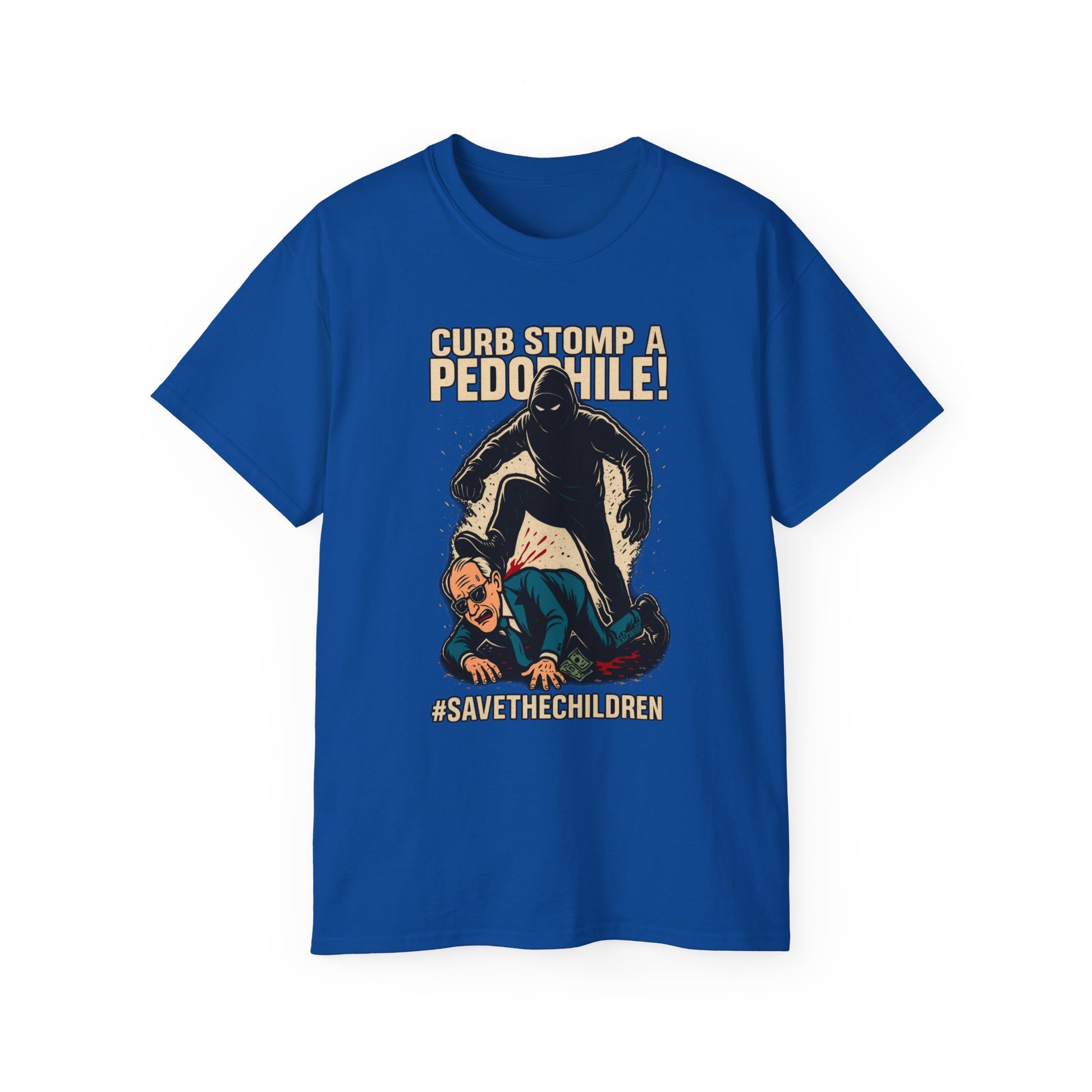 P.H. Hunter – Stomp Out Evil, Unisex Cotton Tee