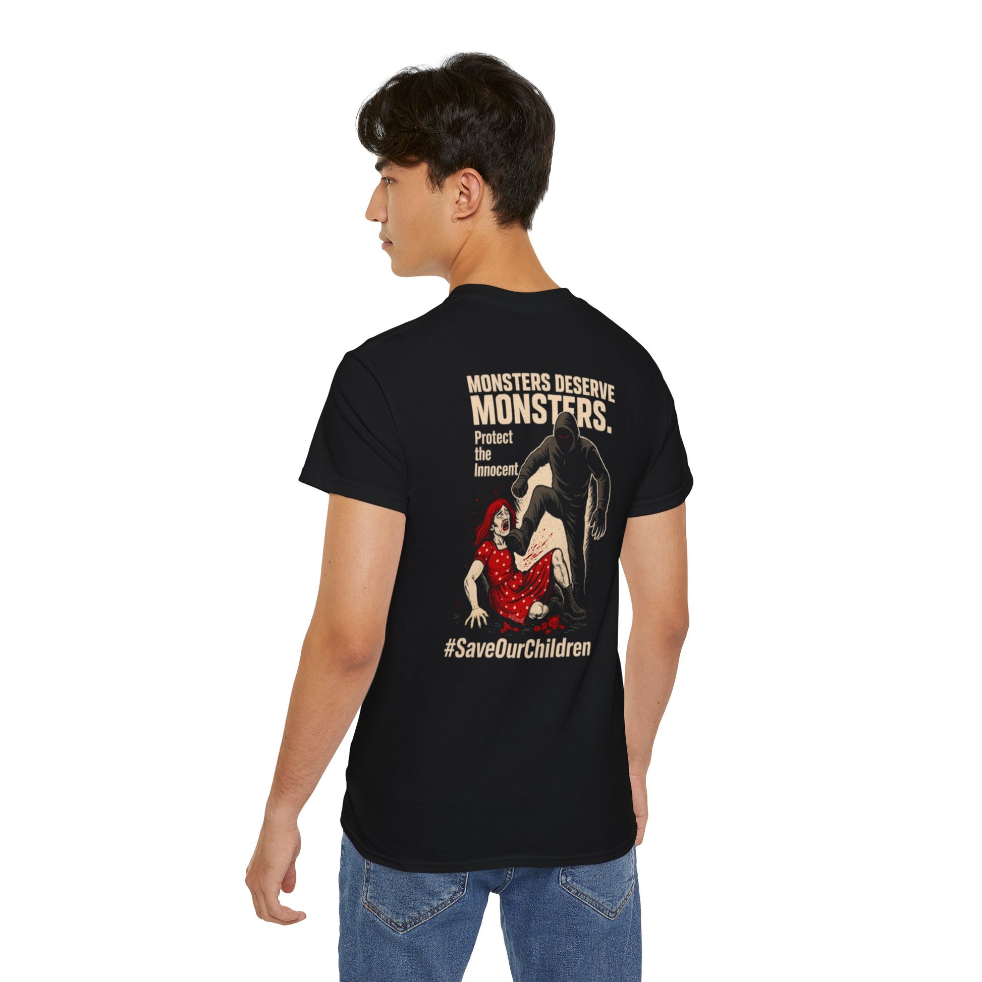 Pedo Hunting Now – Monsters Deserve Monsters, Unisex Tee