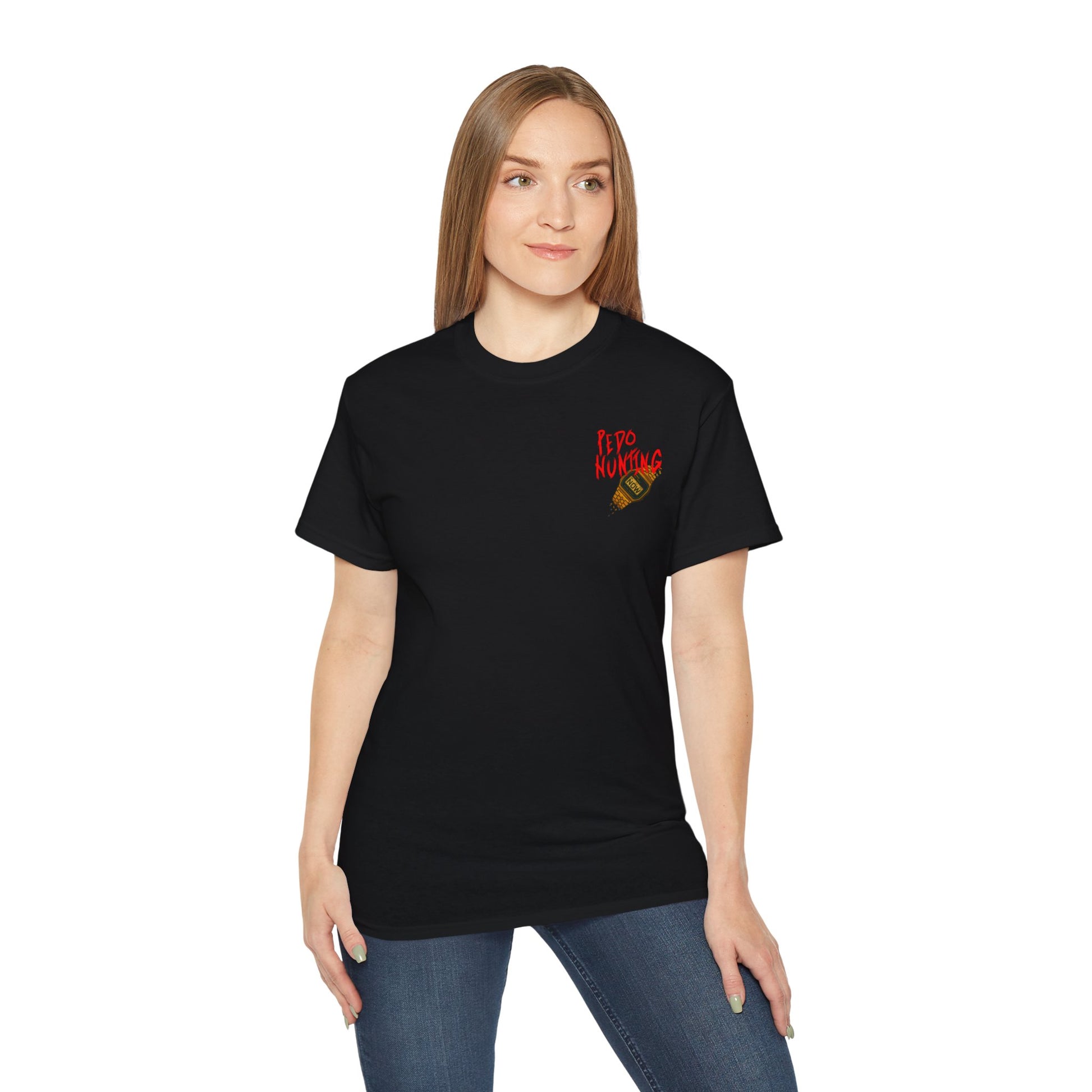 Pedo Hunting Now – Monsters Deserve Monsters, Unisex Tee